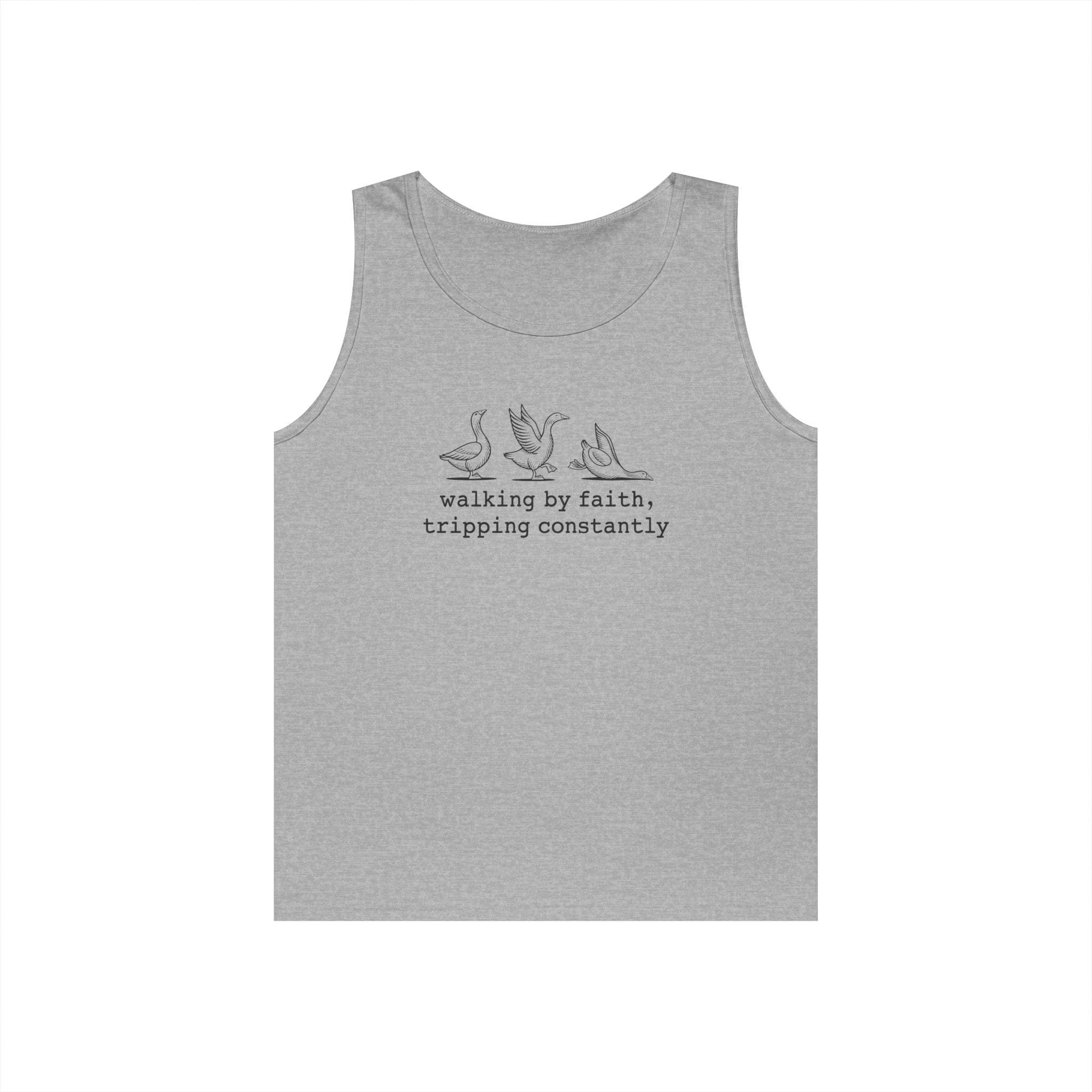 Faith Based Teen Tank - Walking By Faith, Tripping Constantly | Tank Top by atgodanddesigns