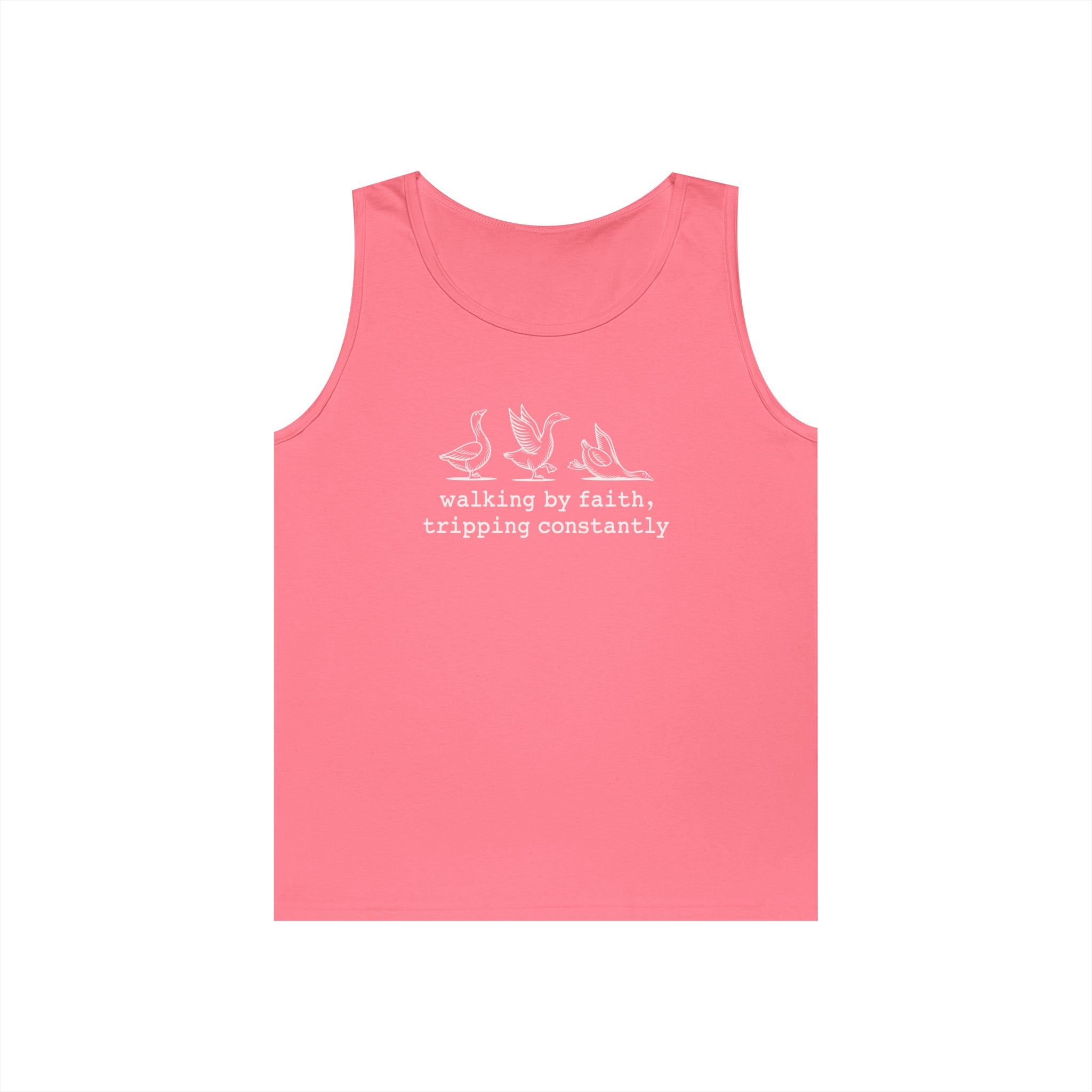 Faith Based Teen Tank - Walking By Faith, Tripping Constantly | Tank Top by atgodanddesigns