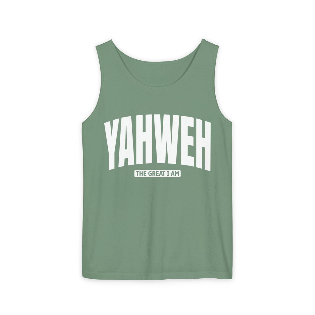 Faith Based Teen Tank - YAHWEH The Great I Am | Tank Top by atgodanddesigns