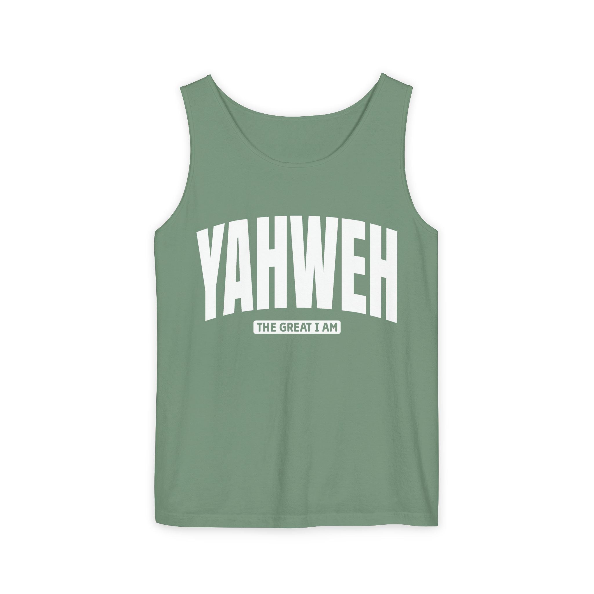 Faith Based Teen Tank - YAHWEH The Great I Am | Tank Top by atgodanddesigns