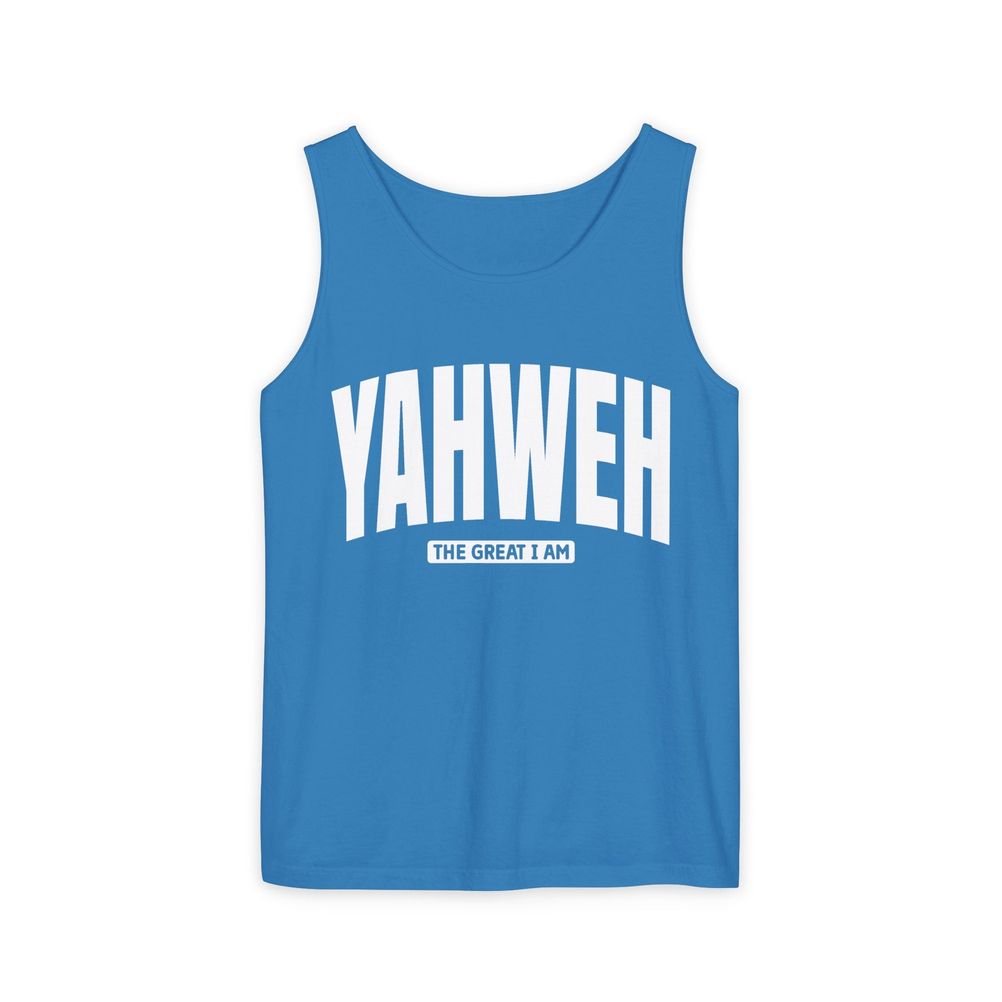 Faith Based Teen Tank - YAHWEH The Great I Am | Tank Top by atgodanddesigns