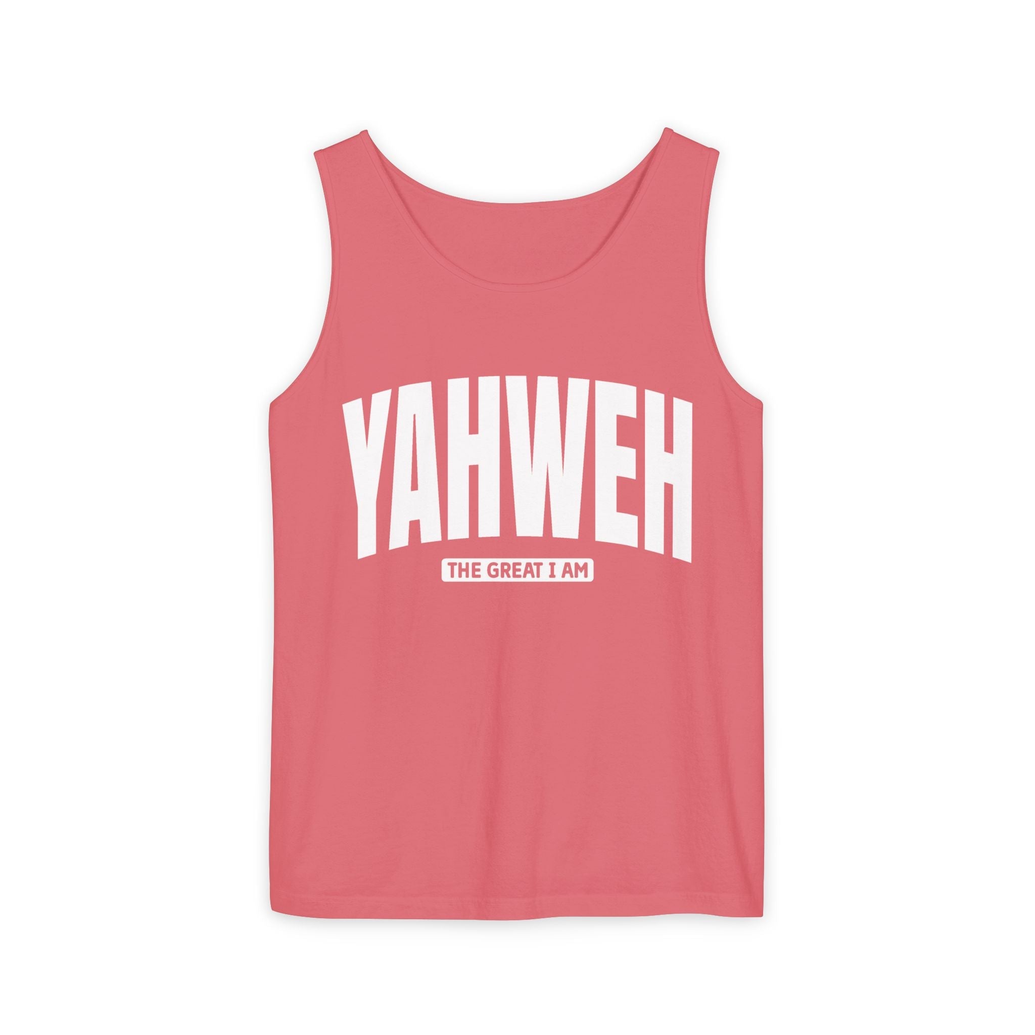Faith Based Teen Tank - YAHWEH The Great I Am | Tank Top by atgodanddesigns