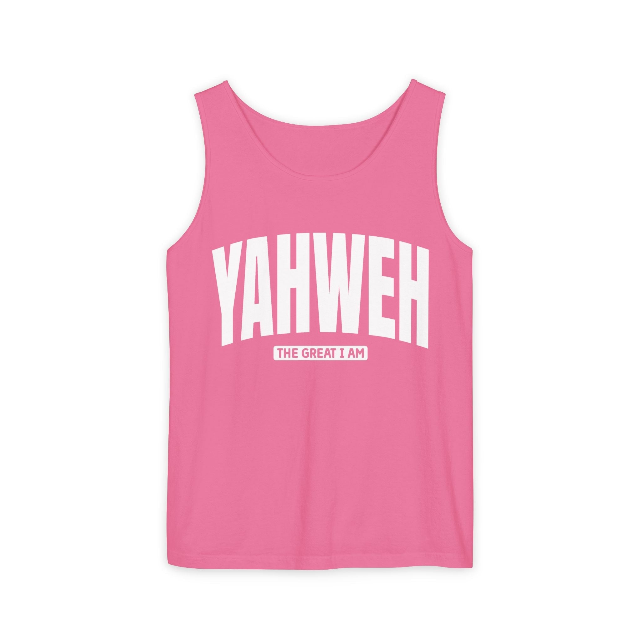 Faith Based Teen Tank - YAHWEH The Great I Am | Tank Top by atgodanddesigns