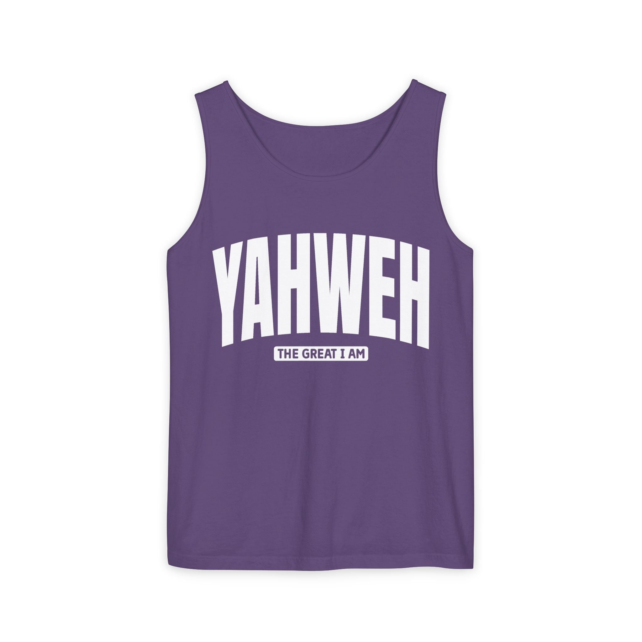 Faith Based Teen Tank - YAHWEH The Great I Am | Tank Top by atgodanddesigns