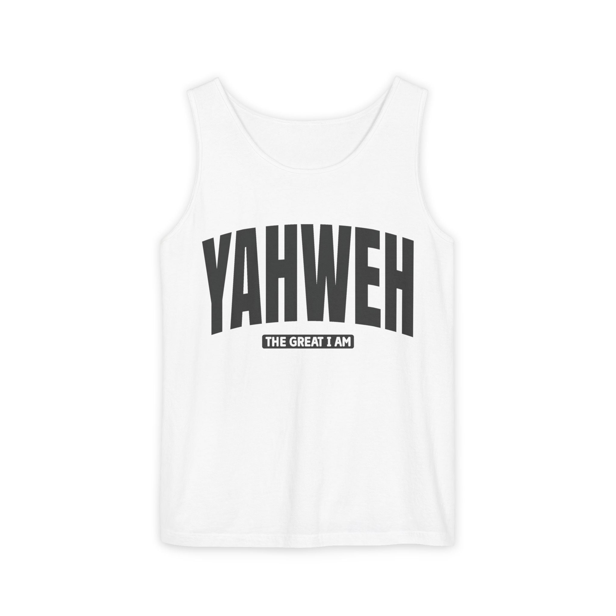 Faith Based Teen Tank - YAHWEH The Great I Am | Tank Top by atgodanddesigns