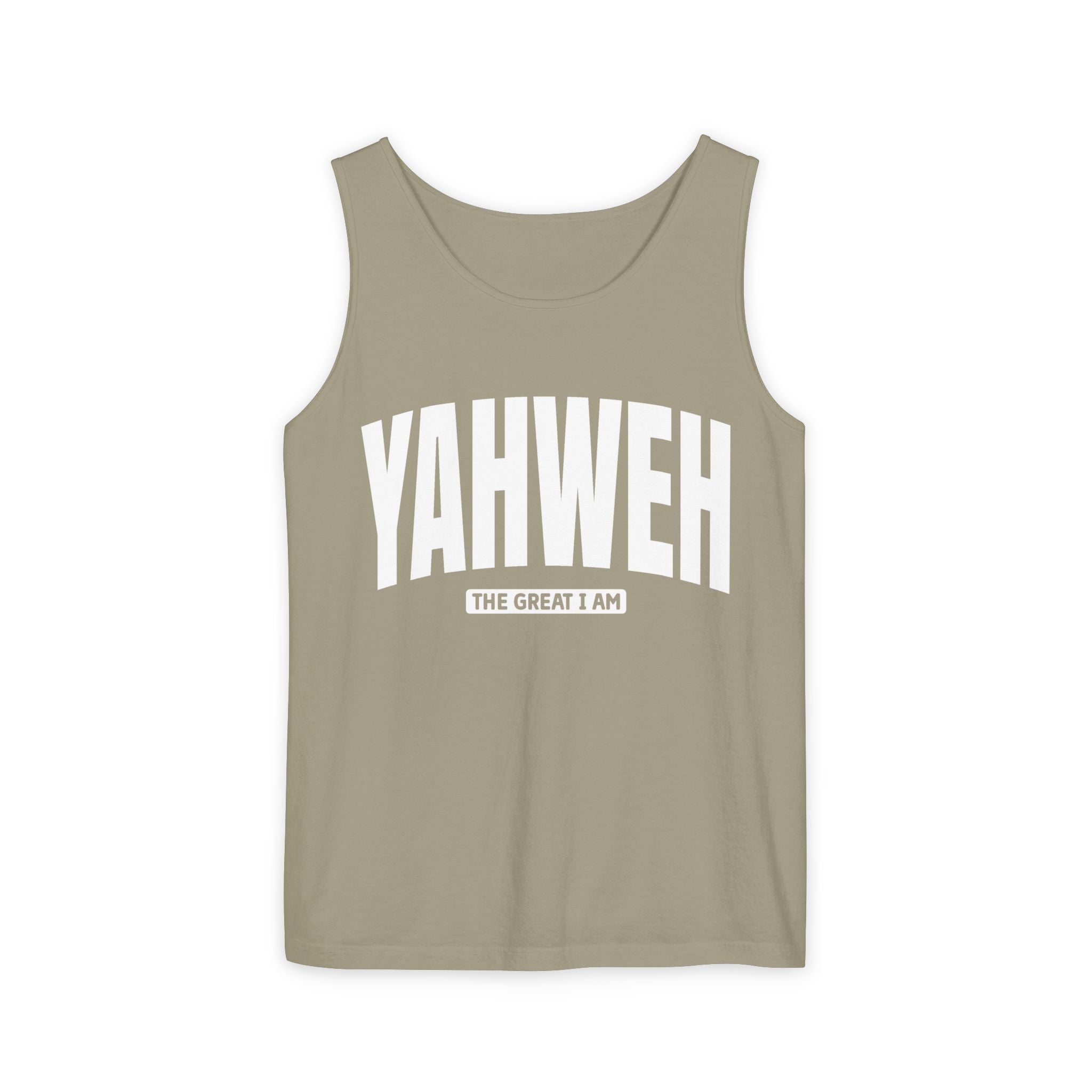Faith Based Teen Tank - YAHWEH The Great I Am | Tank Top by atgodanddesigns