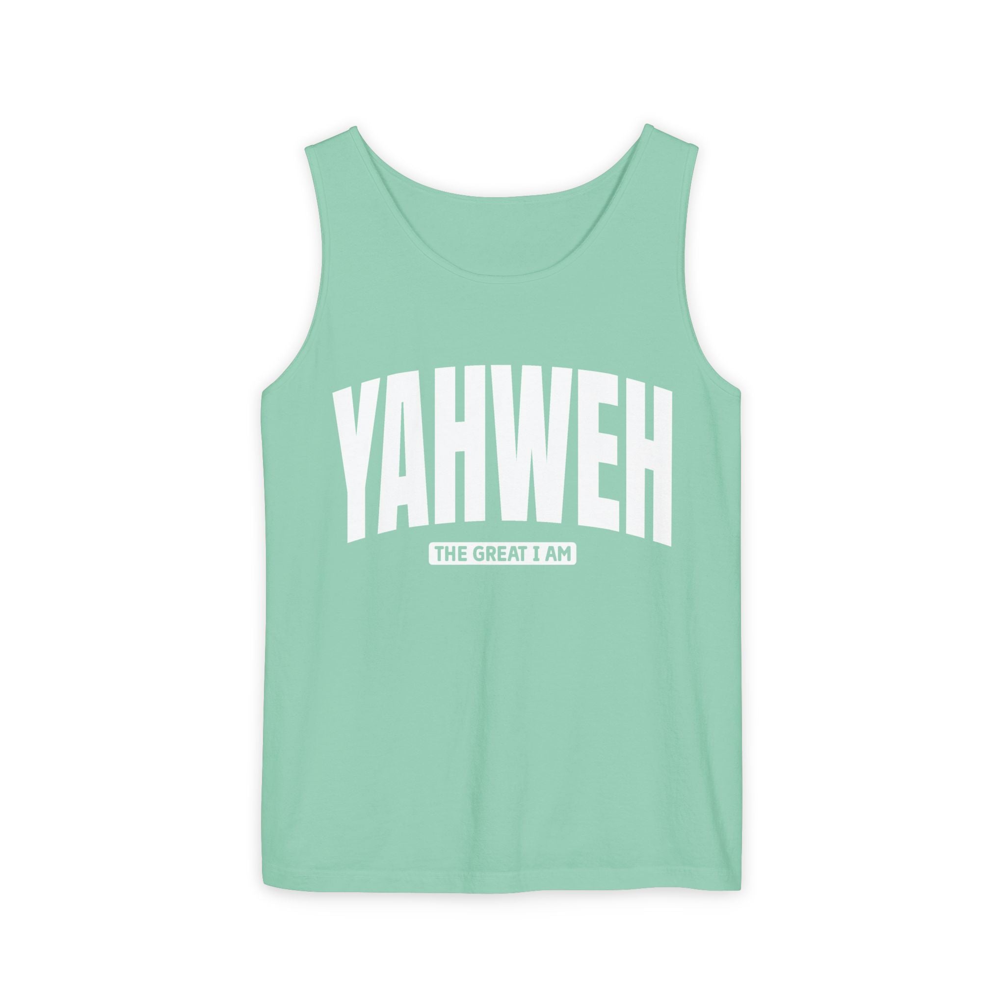 Faith Based Teen Tank - YAHWEH The Great I Am | Tank Top by atgodanddesigns