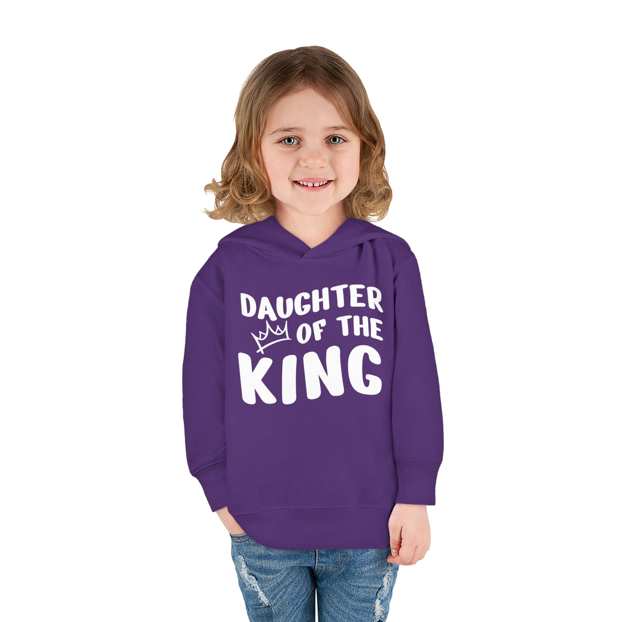 Faith Based Toddler Girl Hoodie - Daughter Of The King | Kids clothes by atgodanddesigns