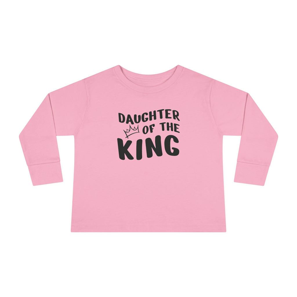 Faith Based Toddler Girls Long Sleeve T-Shirt - Daughter Of The King | Kids clothes by atgodanddesigns