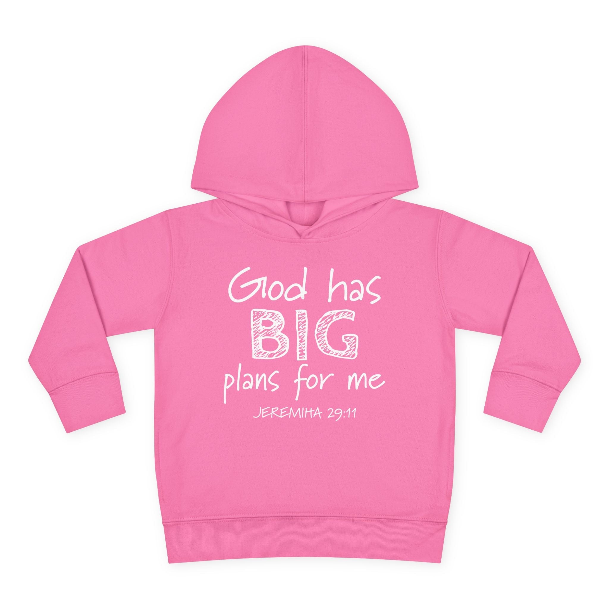 Faith Based Toddler Hoodie - God Has Big Plans For Me | Kids clothes by atgodanddesigns