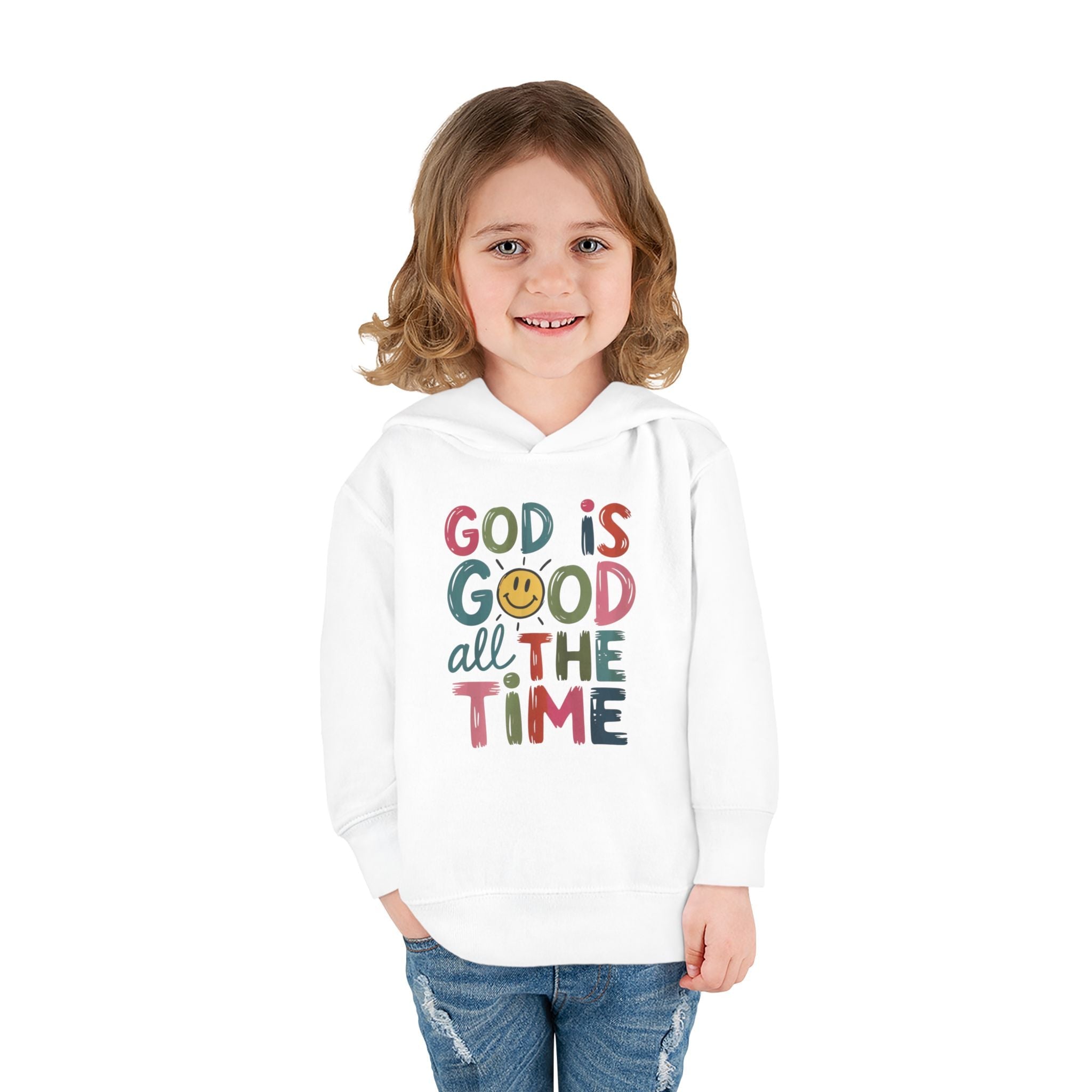 Faith Based Toddler Hoodie - God Is Good All The Time | Kids clothes by atgodanddesigns