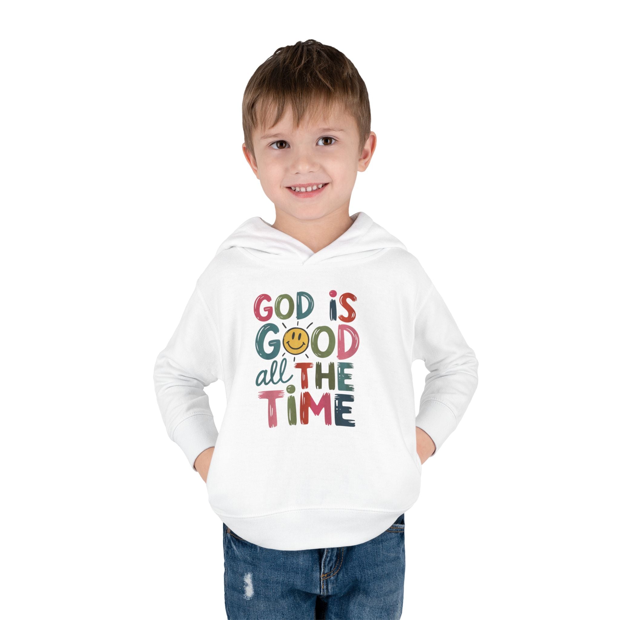 Faith Based Toddler Hoodie - God Is Good All The Time | Kids clothes by atgodanddesigns
