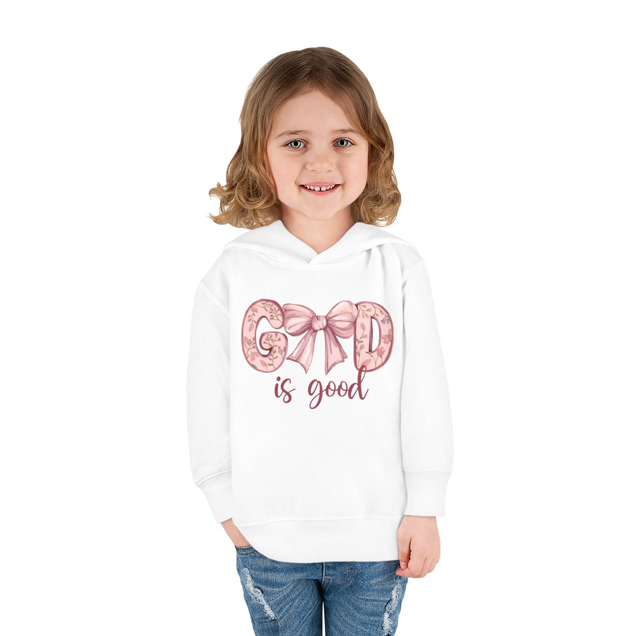 Faith Based Toddler Hoodie - God Is Good | Kids clothes by atgodanddesigns