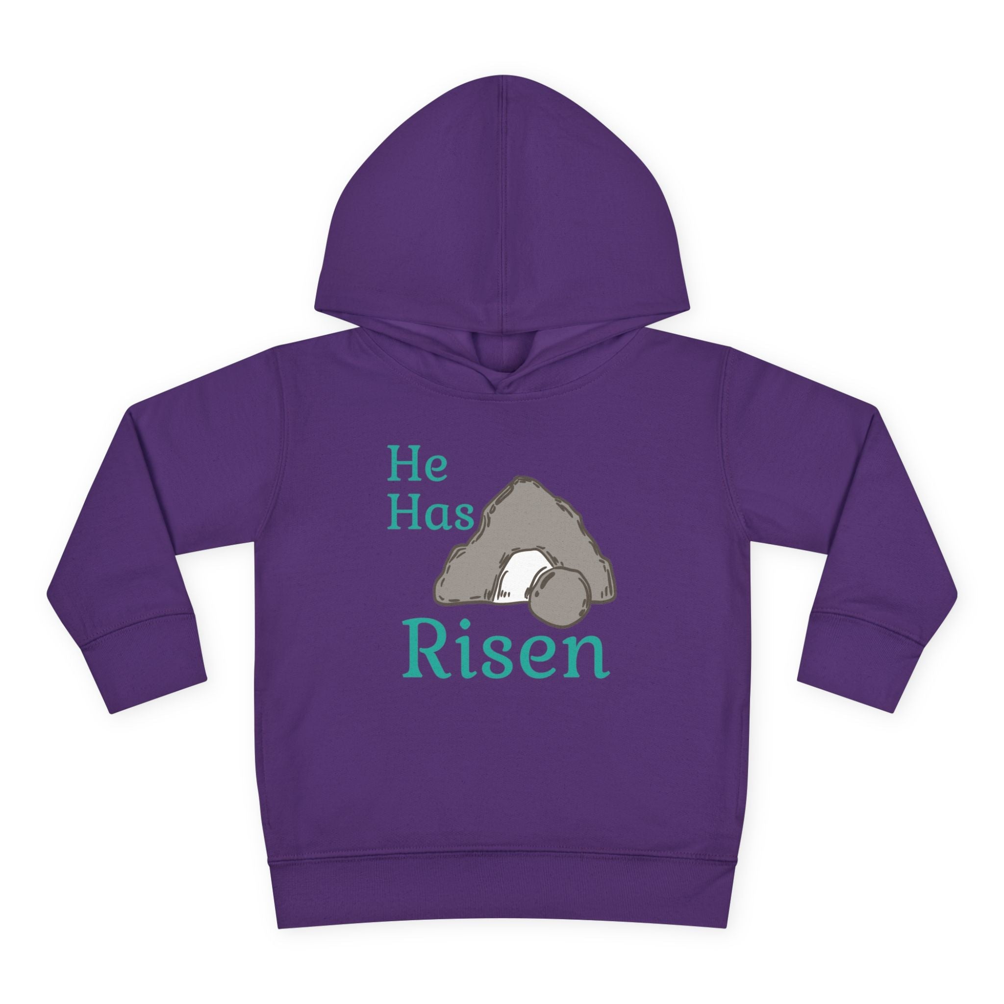 Faith Based Toddler Hoodie - He Has Risen | Kids clothes by atgodanddesigns