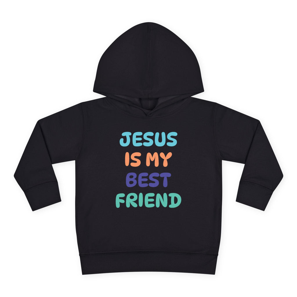 Faith Based Toddler Hoodie - Jesus Is My Best Friend | Kids clothes by atgodanddesigns