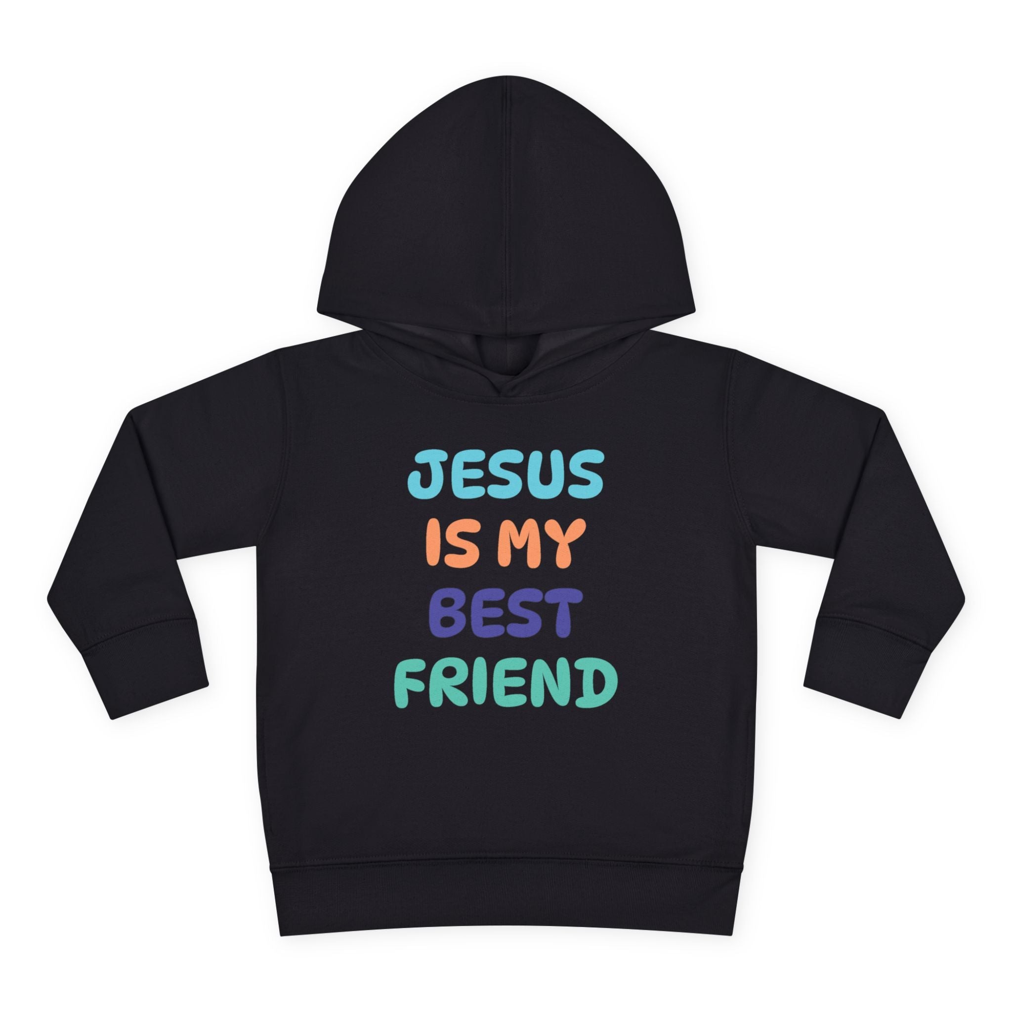 Faith Based Toddler Hoodie - Jesus Is My Best Friend | Kids clothes by atgodanddesigns
