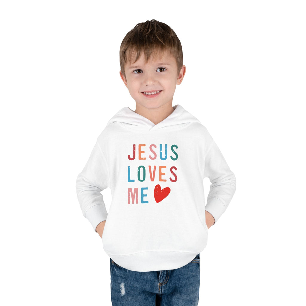 Faith Based Toddler Hoodie - Jesus Loves Me | Kids clothes by atgodanddesigns