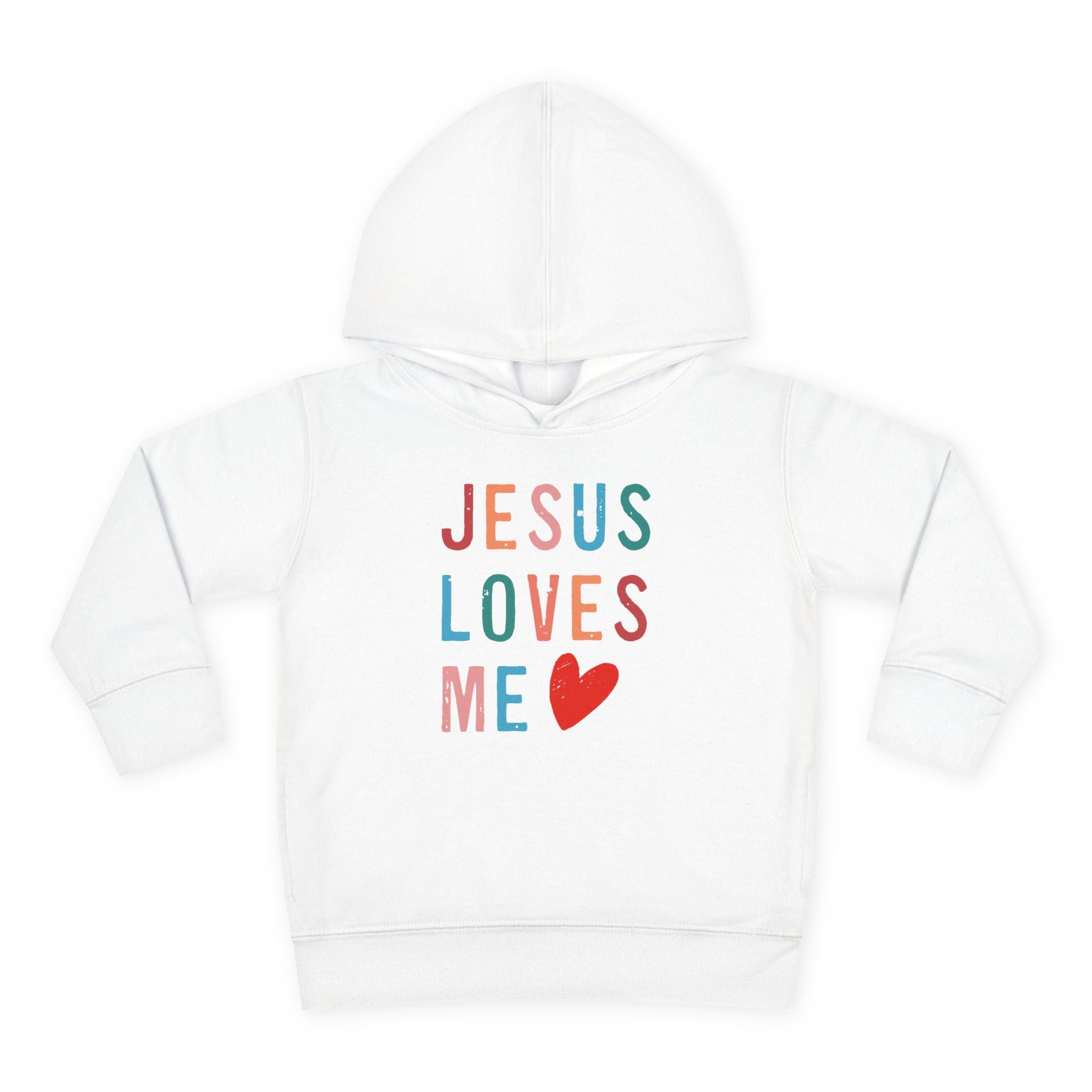 Faith Based Toddler Hoodie - Jesus Loves Me | Kids clothes by atgodanddesigns