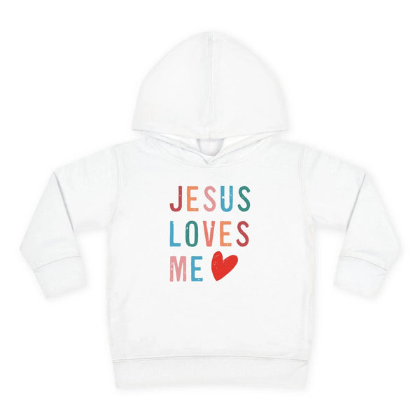 Faith Based Toddler Hoodie - Jesus Loves Me | Kids clothes by atgodanddesigns