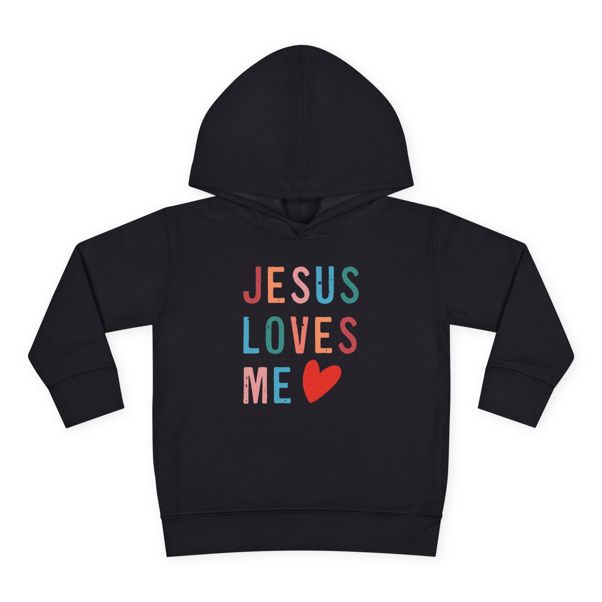 Faith Based Toddler Hoodie - Jesus Loves Me | Kids clothes by atgodanddesigns