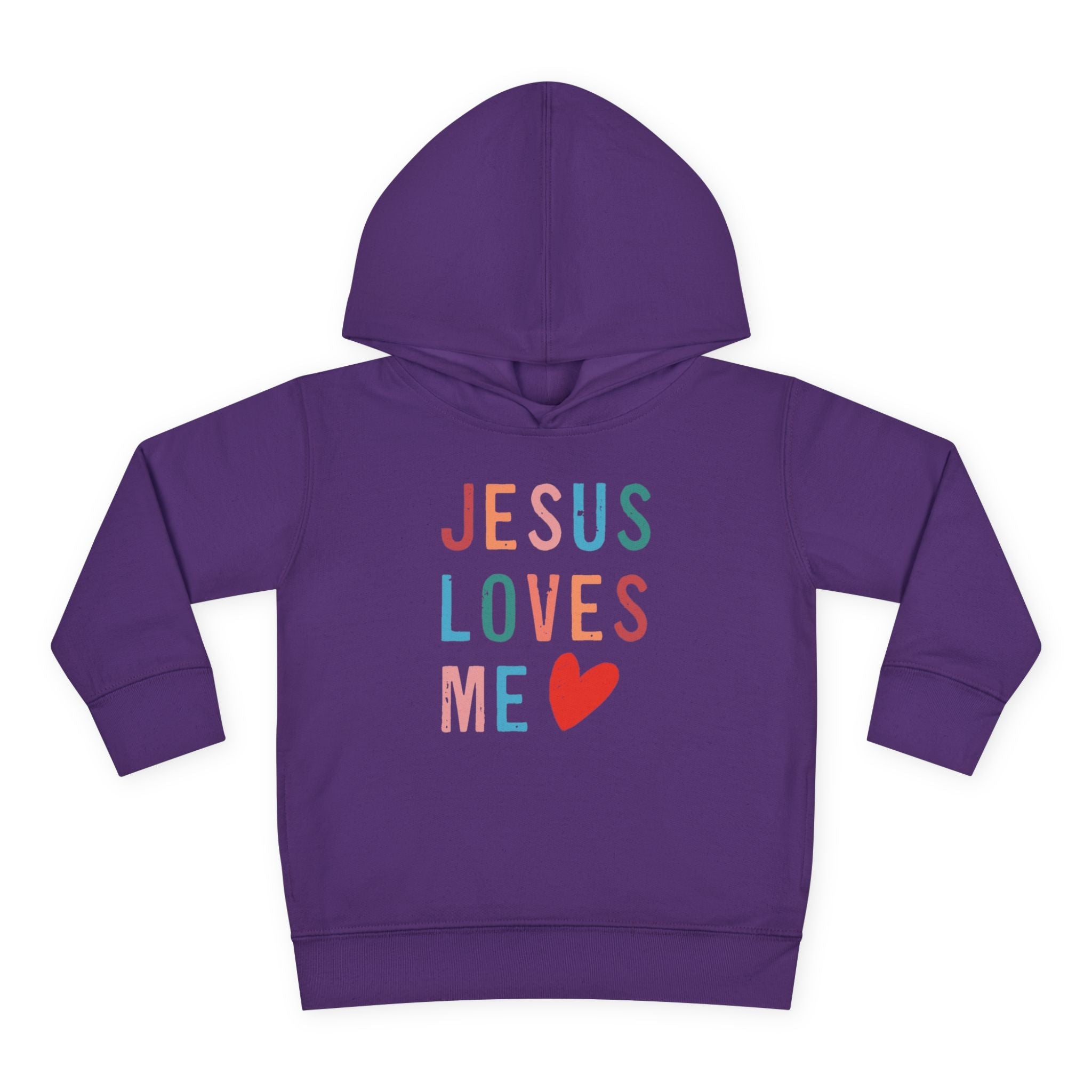 Faith Based Toddler Hoodie - Jesus Loves Me | Kids clothes by atgodanddesigns