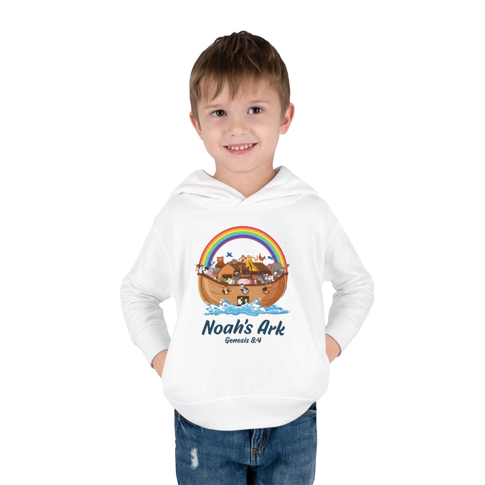Faith Based Toddler Hoodie - Noah's Ark | Kids clothes by atgodanddesigns