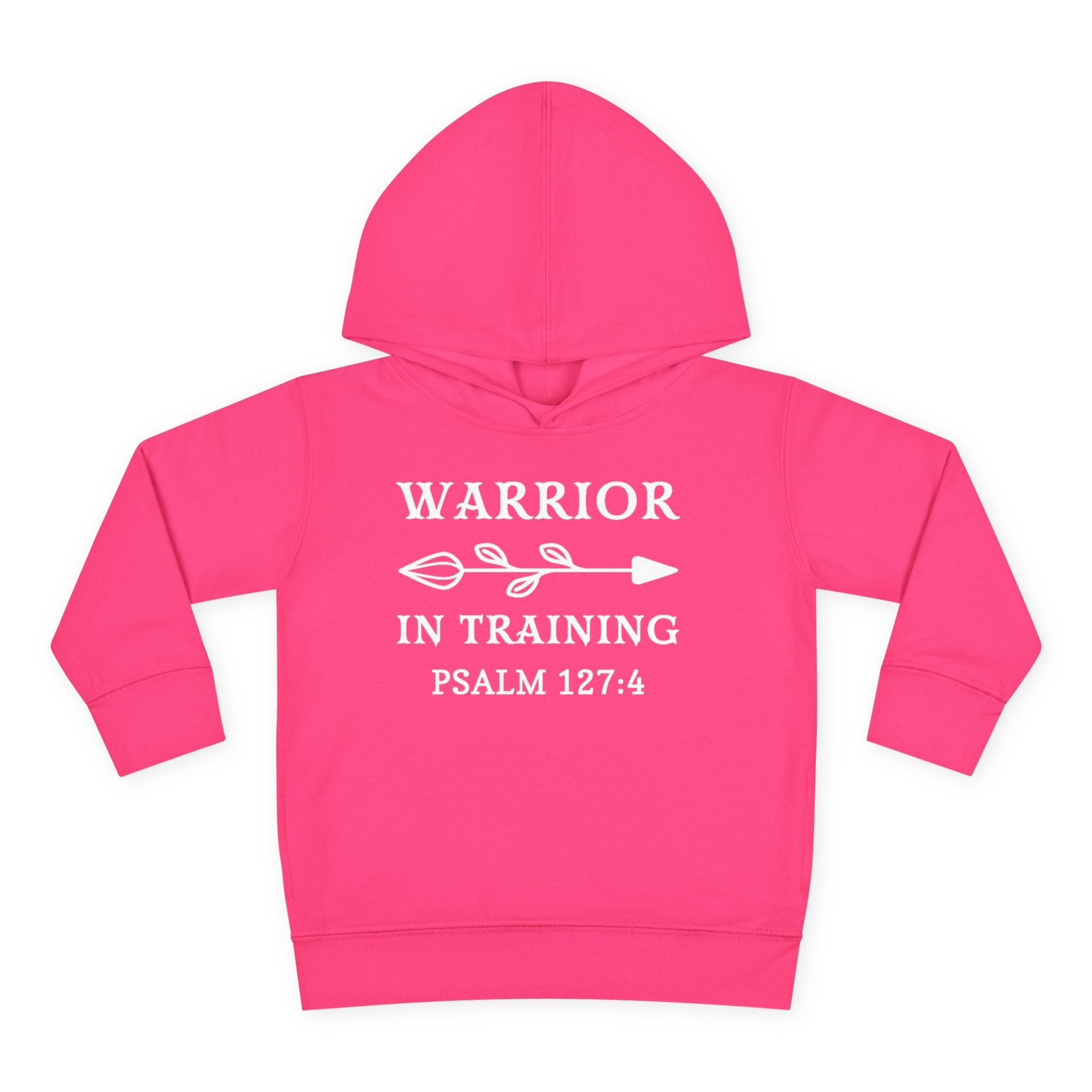 Faith Based Toddler Hoodie - Warrior In Training | Kids clothes by atgodanddesigns