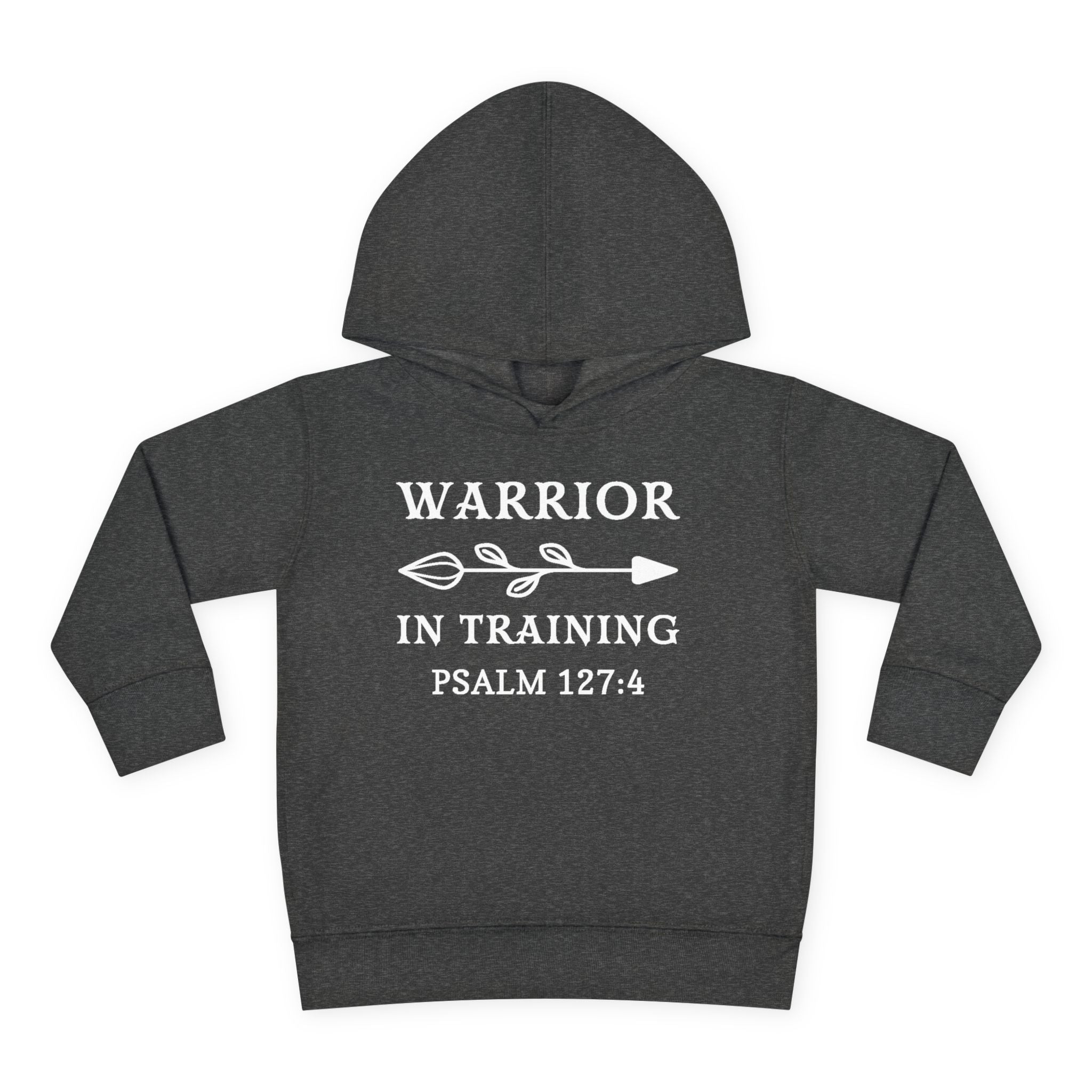 Faith Based Toddler Hoodie - Warrior In Training | Kids clothes by atgodanddesigns