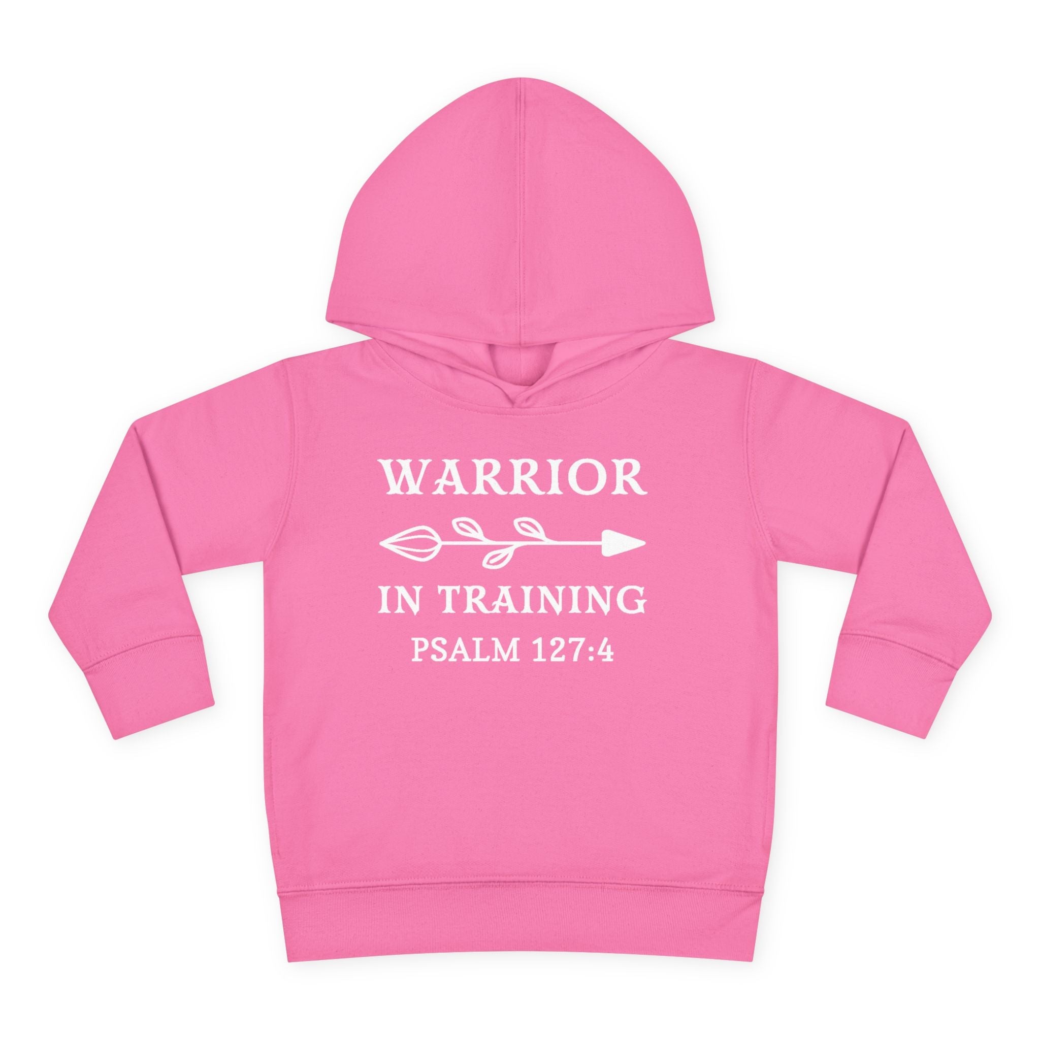 Faith Based Toddler Hoodie - Warrior In Training | Kids clothes by atgodanddesigns