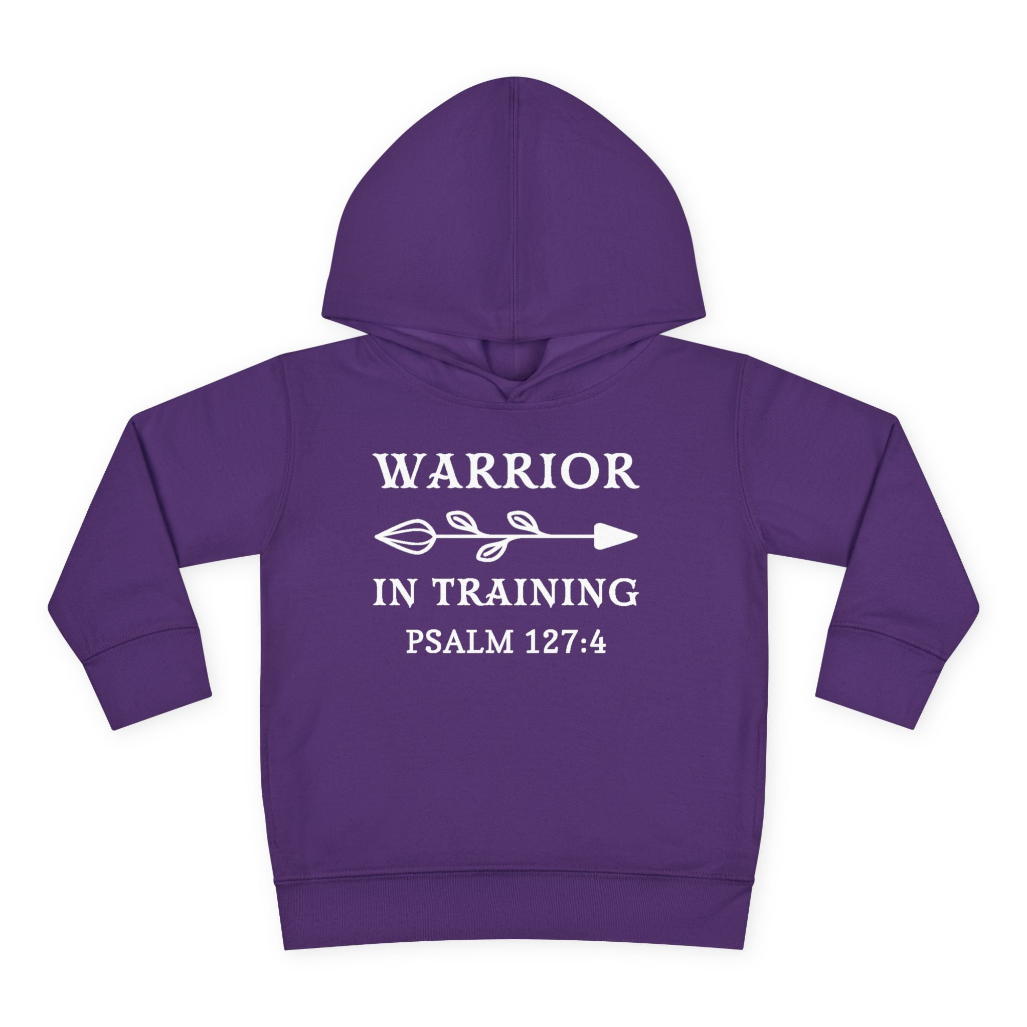 Faith Based Toddler Hoodie - Warrior In Training | Kids clothes by atgodanddesigns