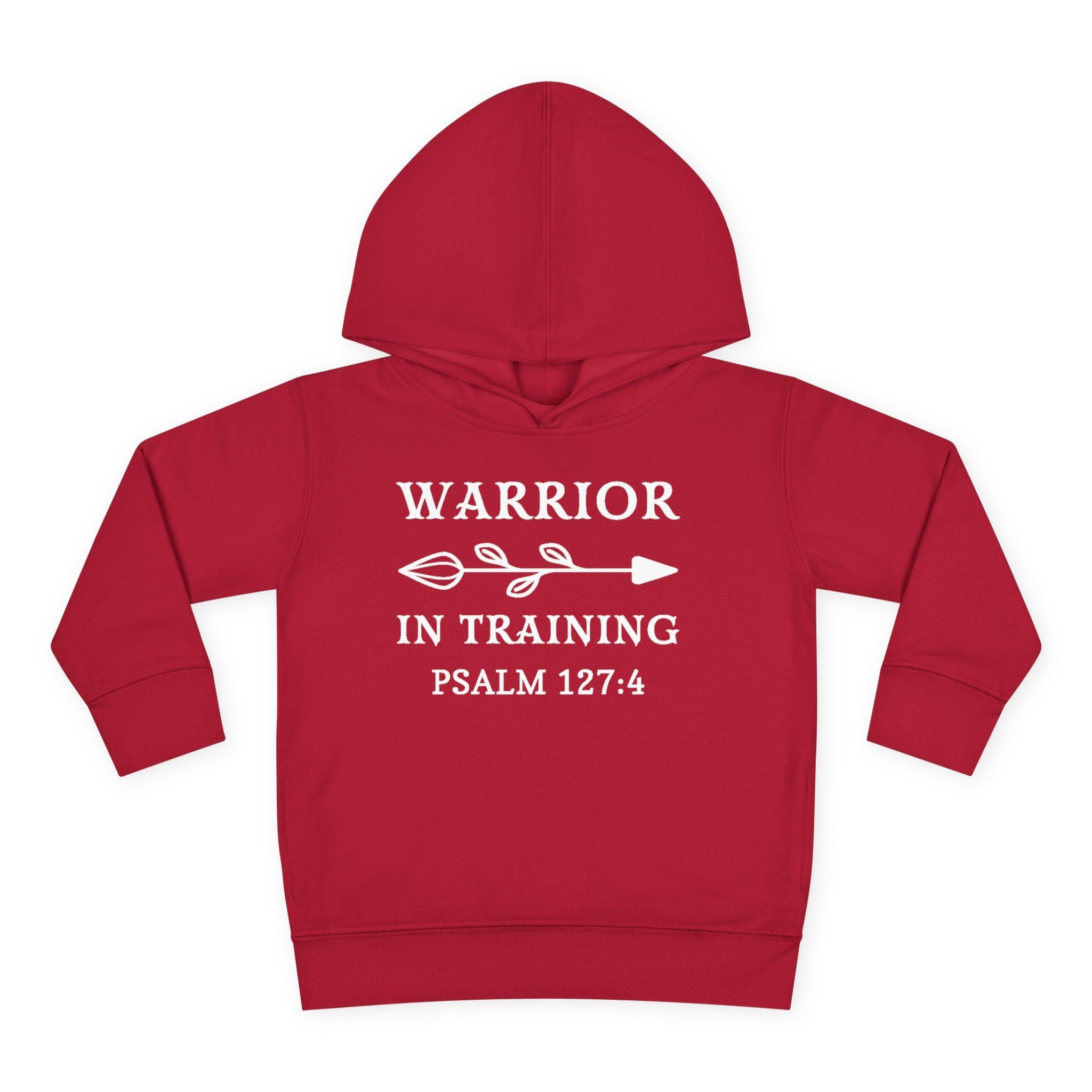 Faith Based Toddler Hoodie - Warrior In Training | Kids clothes by atgodanddesigns
