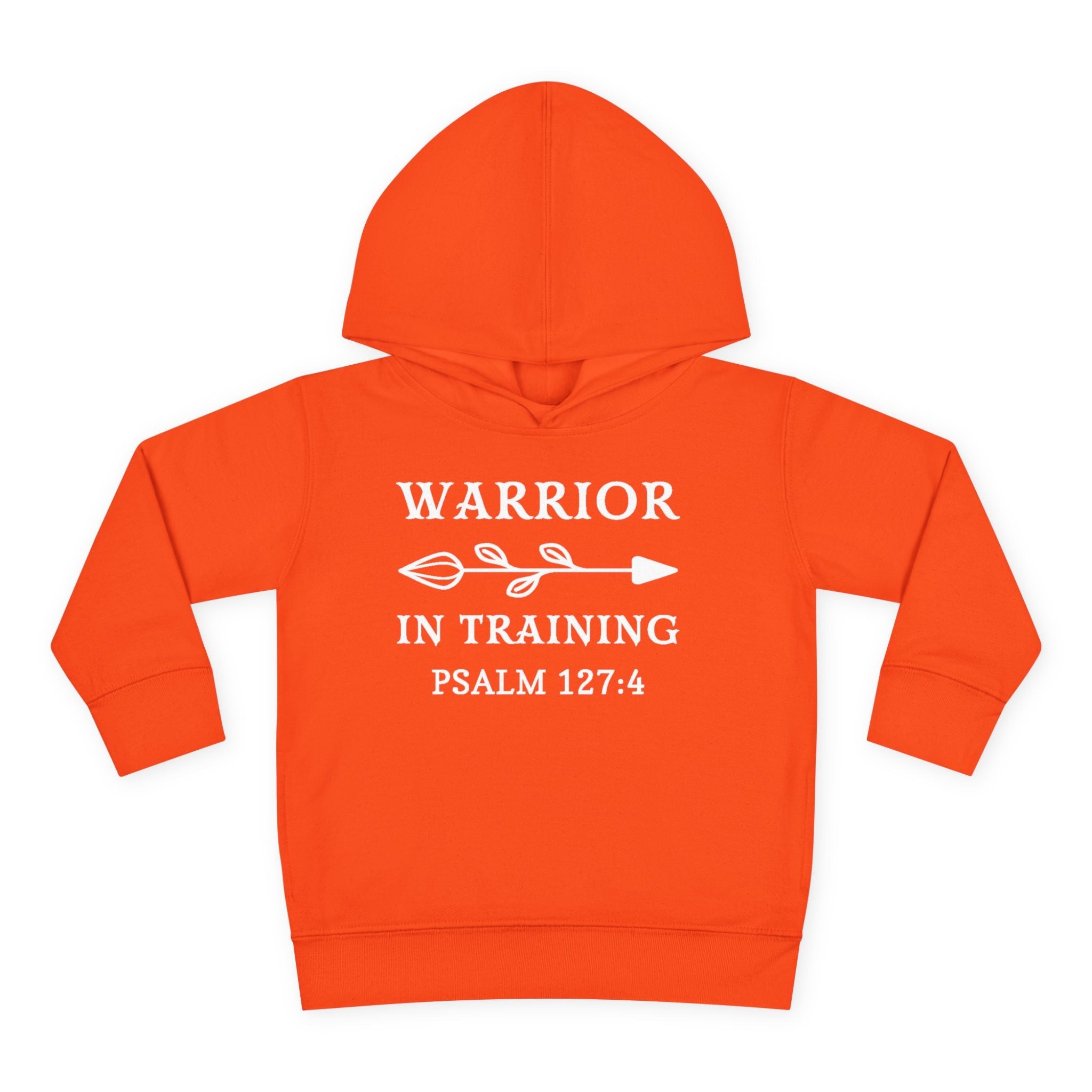 Faith Based Toddler Hoodie - Warrior In Training | Kids clothes by atgodanddesigns