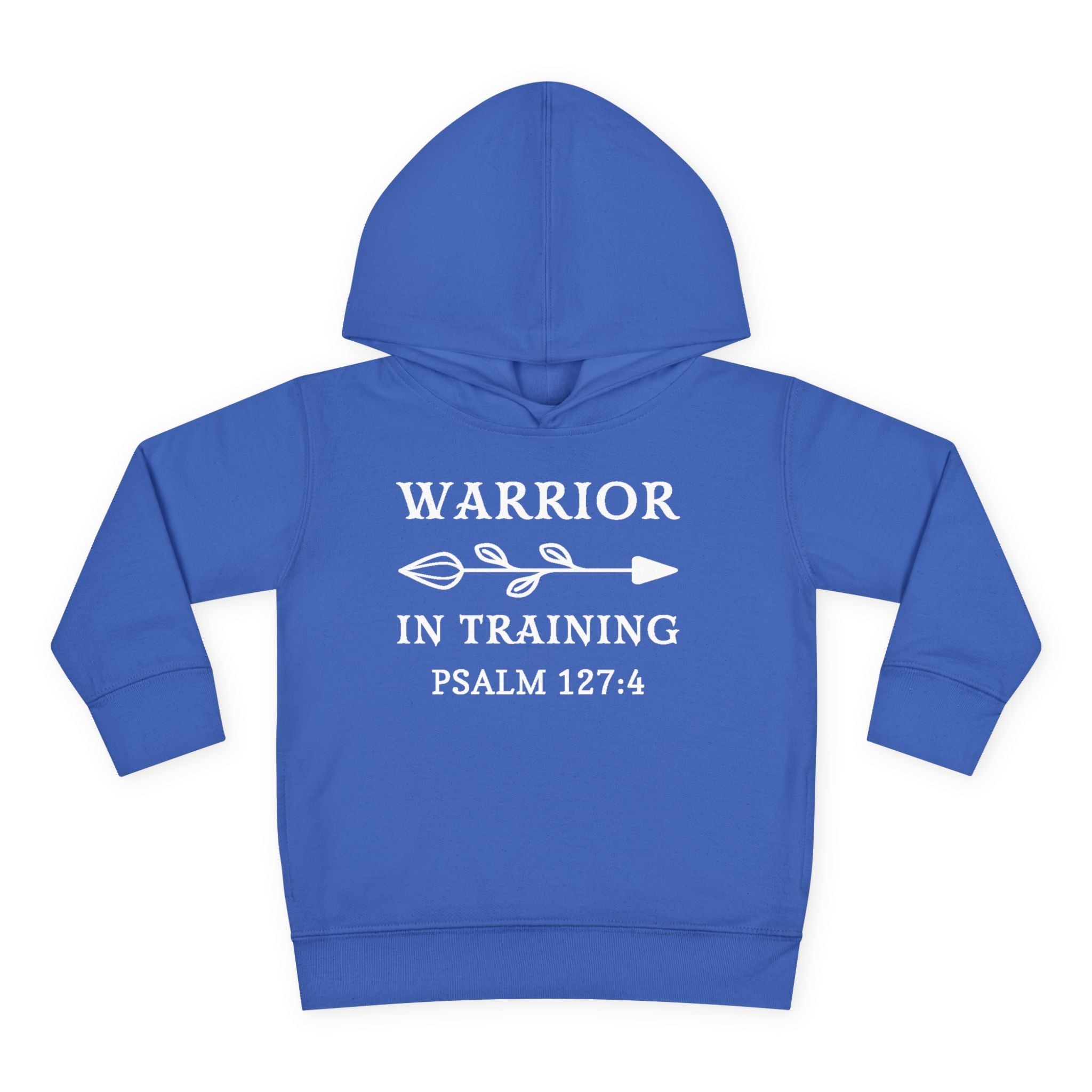 Faith Based Toddler Hoodie - Warrior In Training | Kids clothes by atgodanddesigns