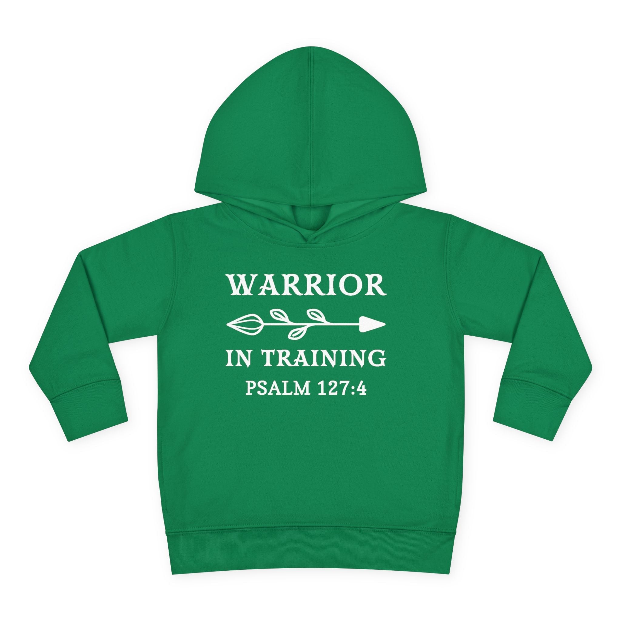 Faith Based Toddler Hoodie - Warrior In Training | Kids clothes by atgodanddesigns