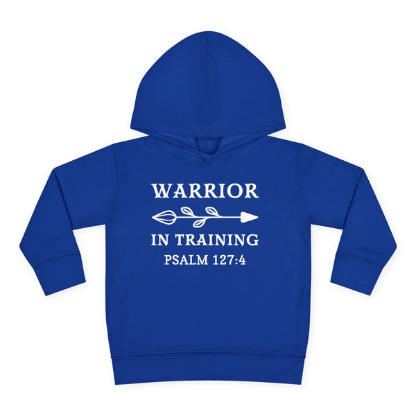 Faith Based Toddler Hoodie - Warrior In Training | Kids clothes by atgodanddesigns