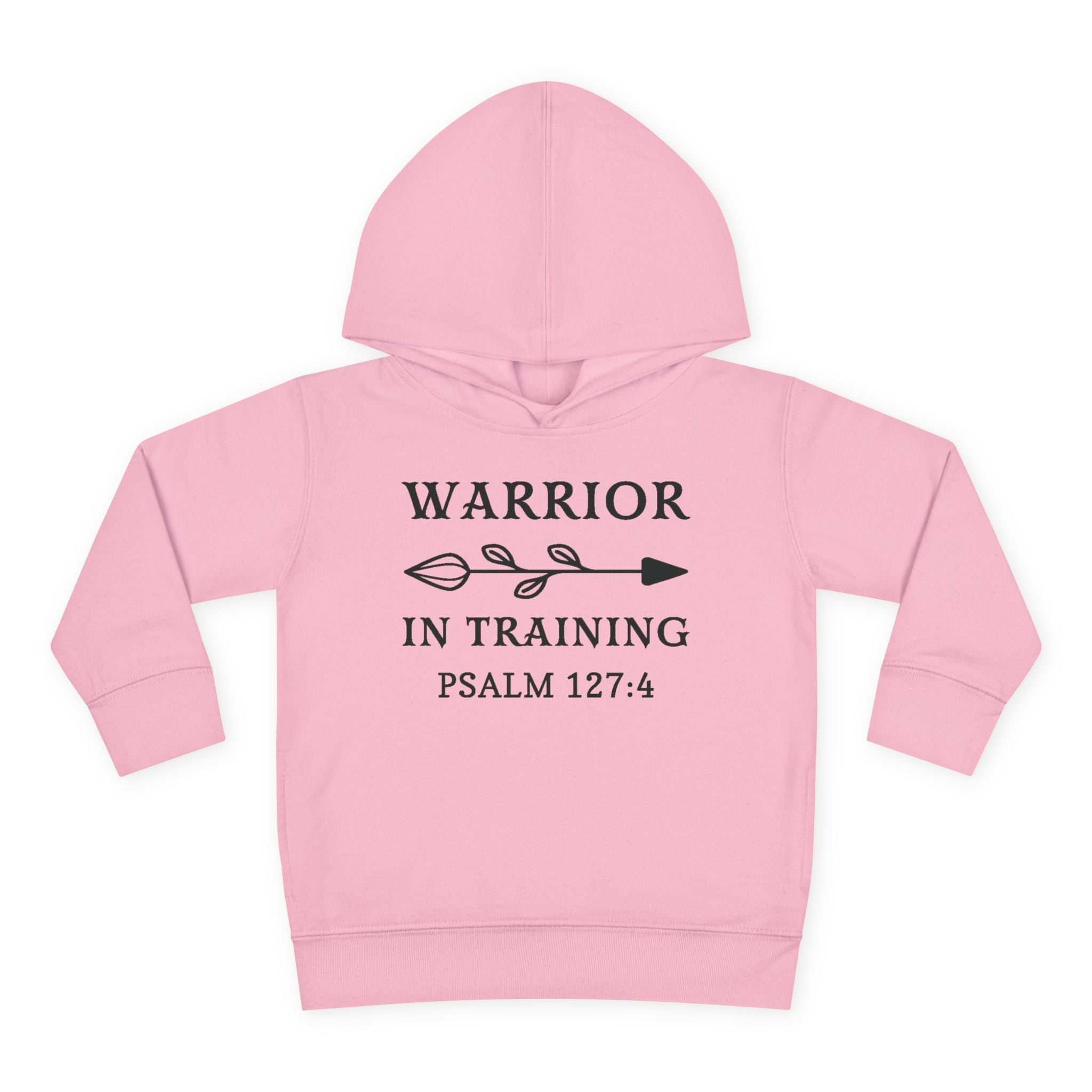 Faith Based Toddler Hoodie - Warrior In Training | Kids clothes by atgodanddesigns