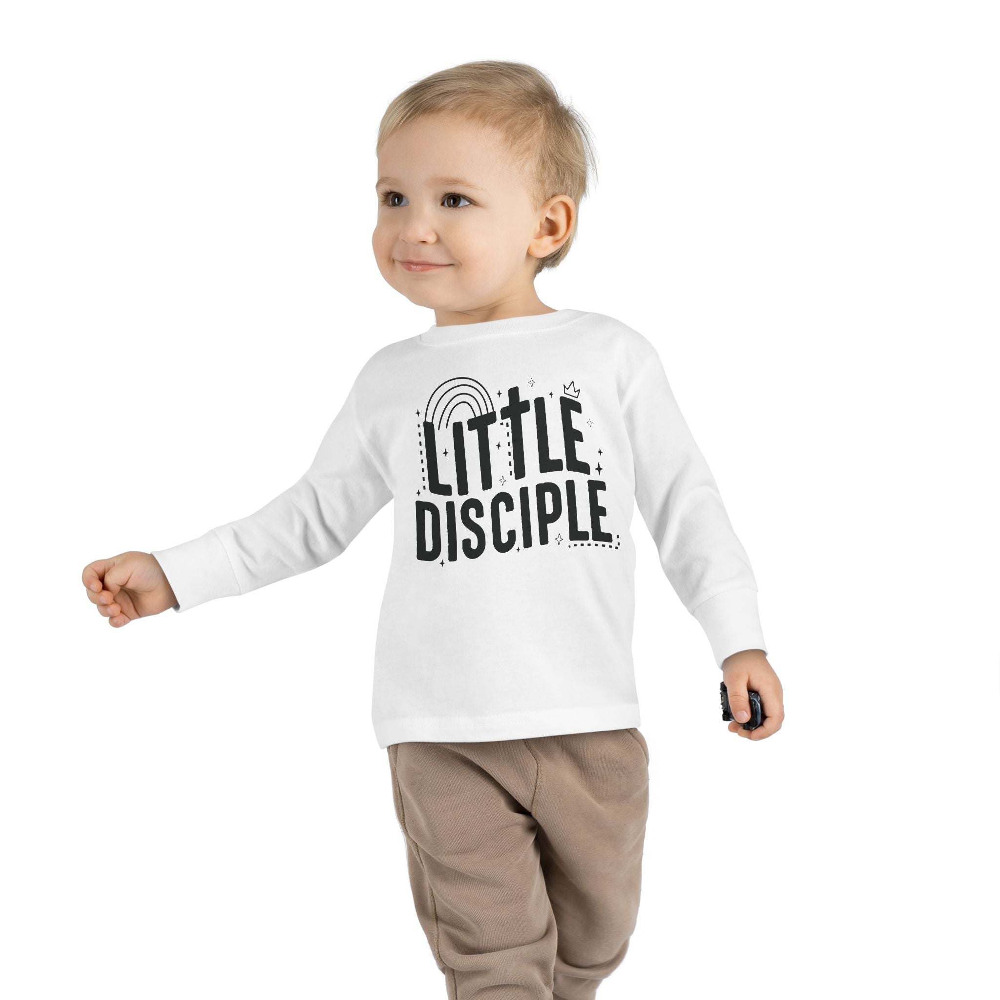 Faith Based Toddler Long Sleeve T-Shirt - Little Disciple | Kids clothes by atgodanddesigns