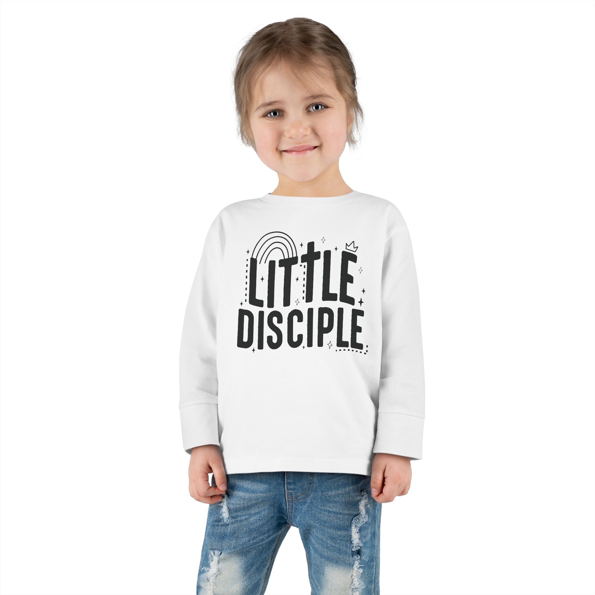 Faith Based Toddler Long Sleeve T-Shirt - Little Disciple | Kids clothes by atgodanddesigns