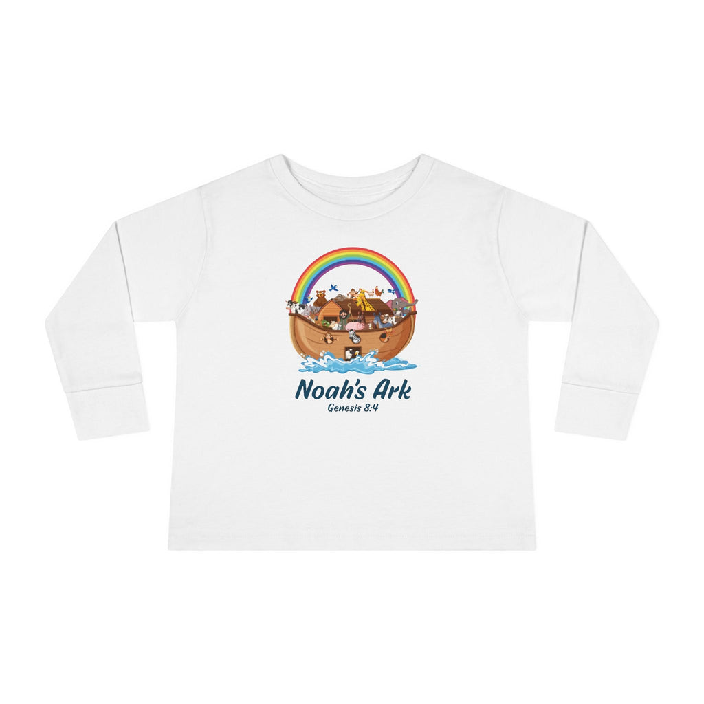 Faith Based Toddler Long Sleeve T-Shirt - Noah's Ark | Kids clothes by atgodanddesigns