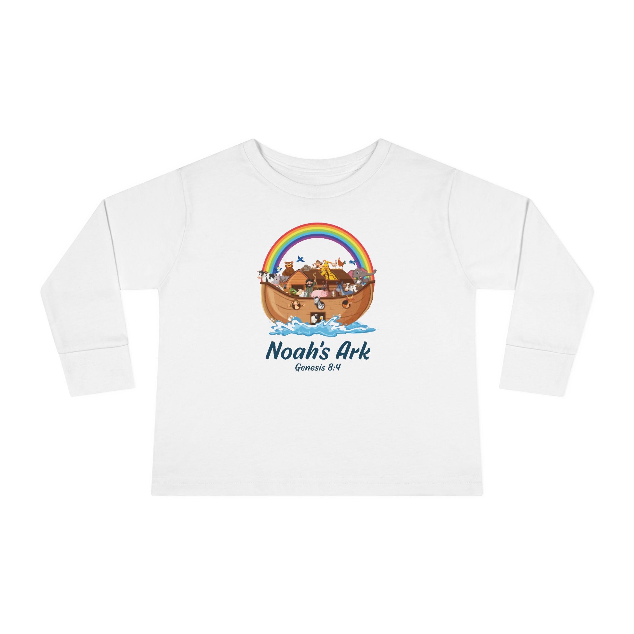 Faith Based Toddler Long Sleeve T-Shirt - Noah's Ark | Kids clothes by atgodanddesigns
