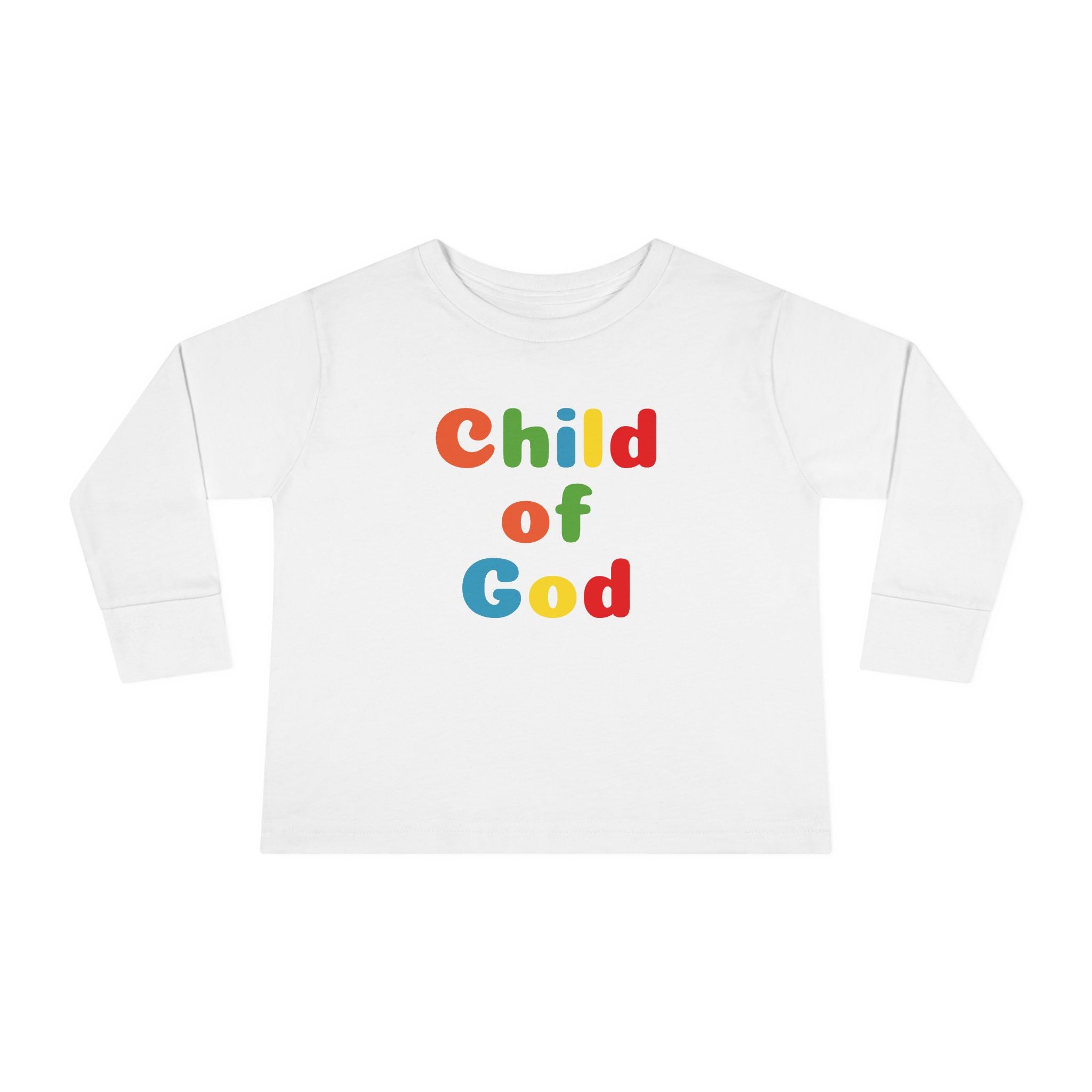 Faith Based Toddler Long Sleeves T-Shirt - Child Of God | Kids clothes by atgodanddesigns