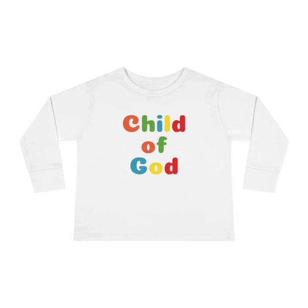 Faith Based Toddler Long Sleeves T-Shirt - Child Of God | Kids clothes by atgodanddesigns
