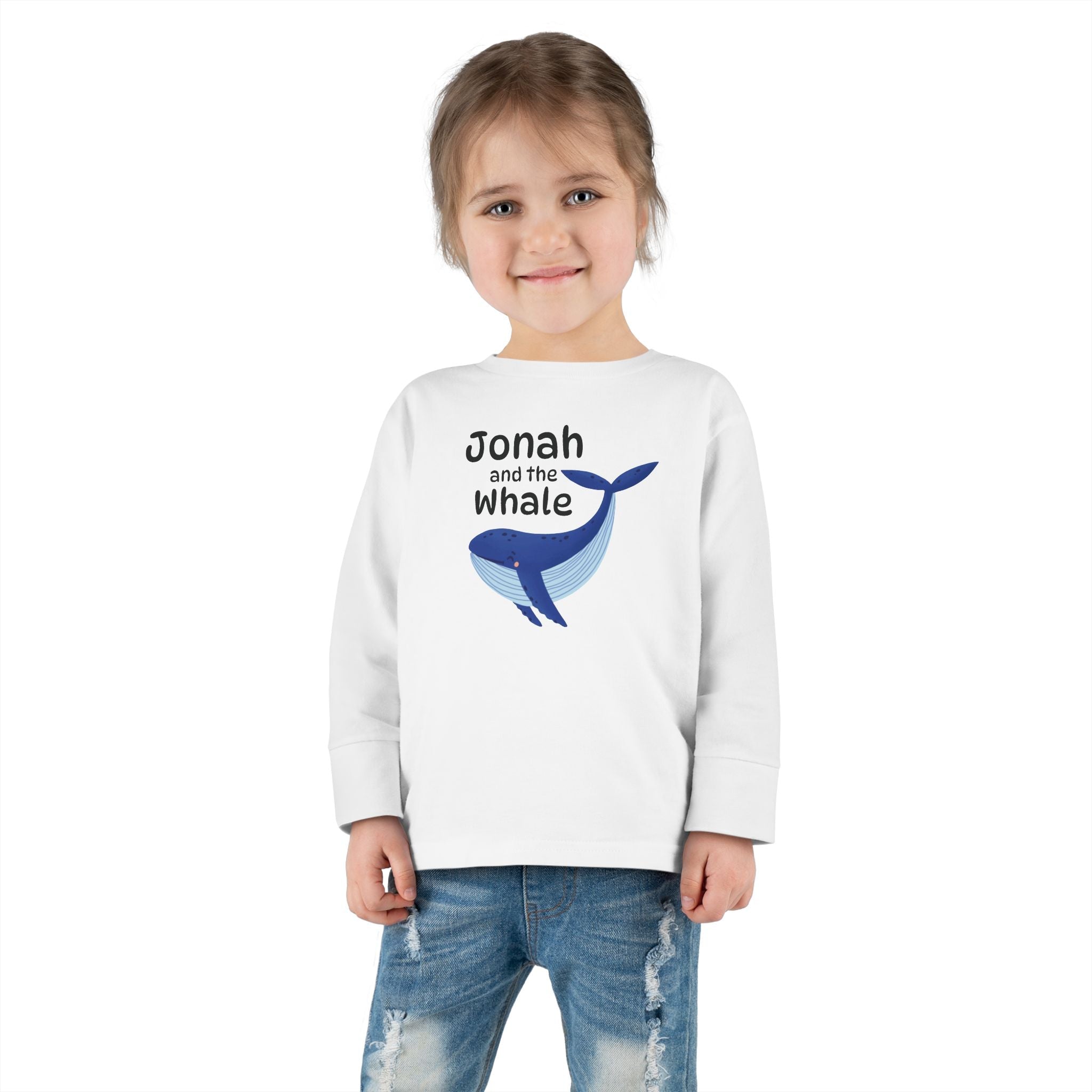 Faith Based Toddler Long Sleeves T-Shirt - Jonah And The Whale | Kids clothes by atgodanddesigns