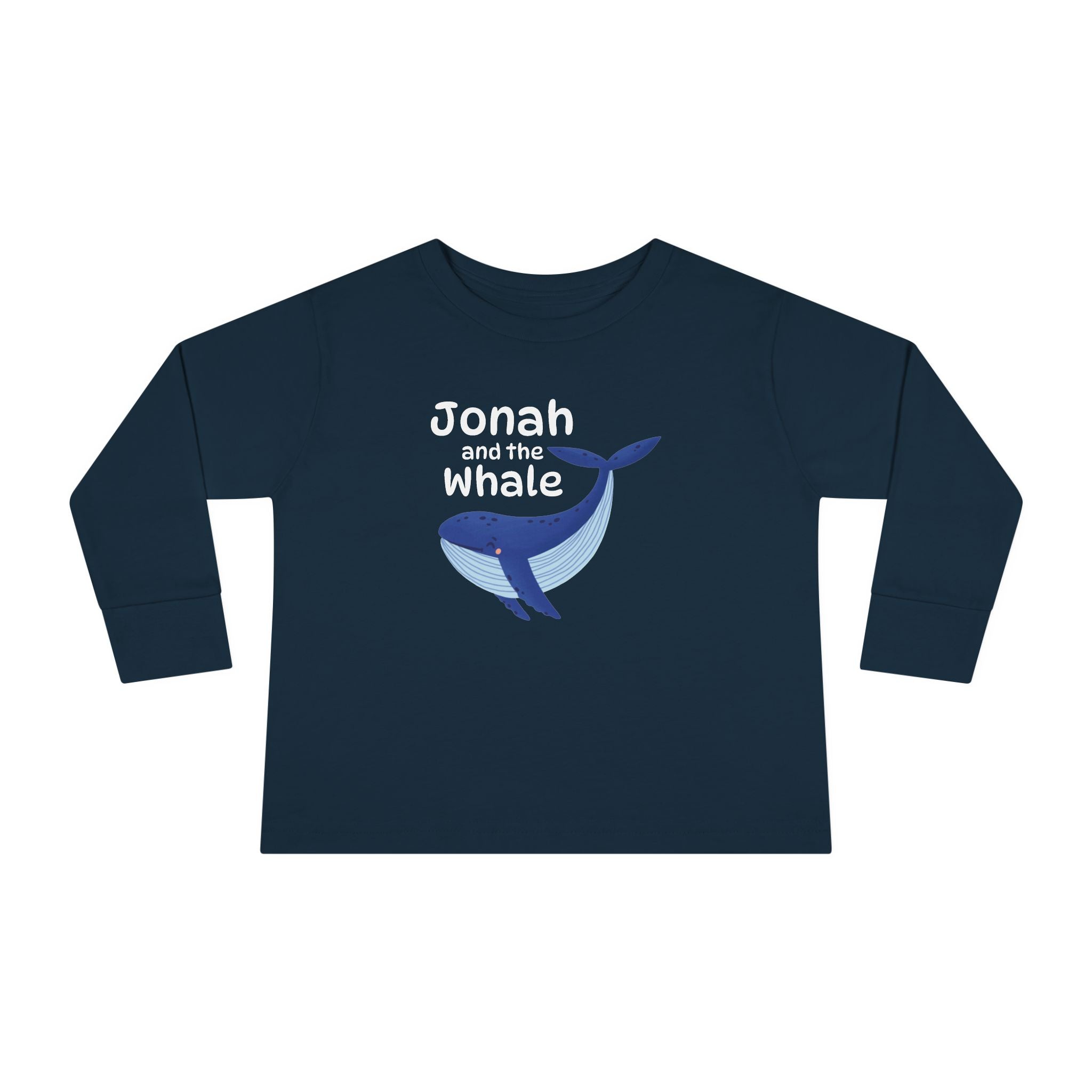 Faith Based Toddler Long Sleeves T-Shirt - Jonah And The Whale | Kids clothes by atgodanddesigns