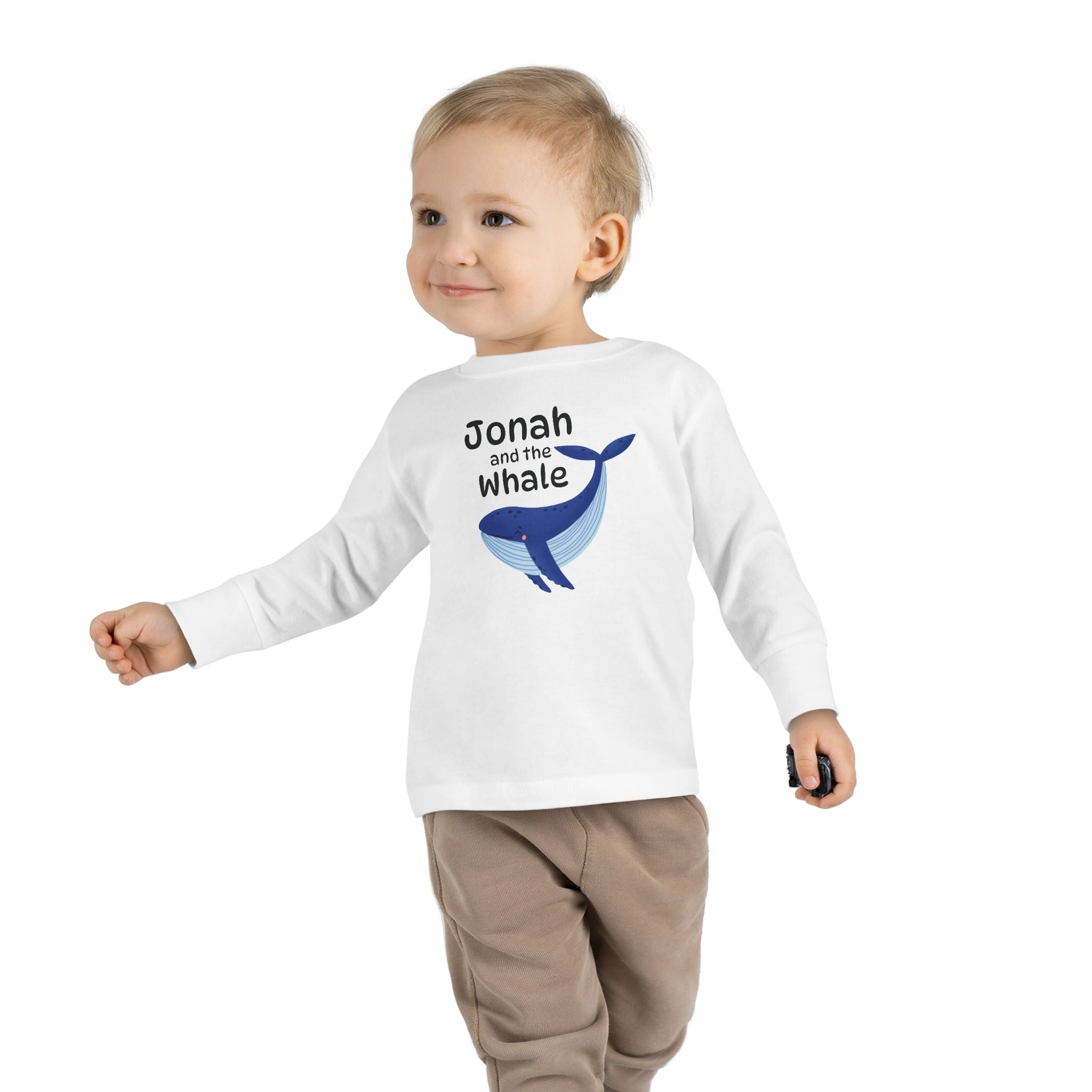 Faith Based Toddler Long Sleeves T-Shirt - Jonah And The Whale | Kids clothes by atgodanddesigns