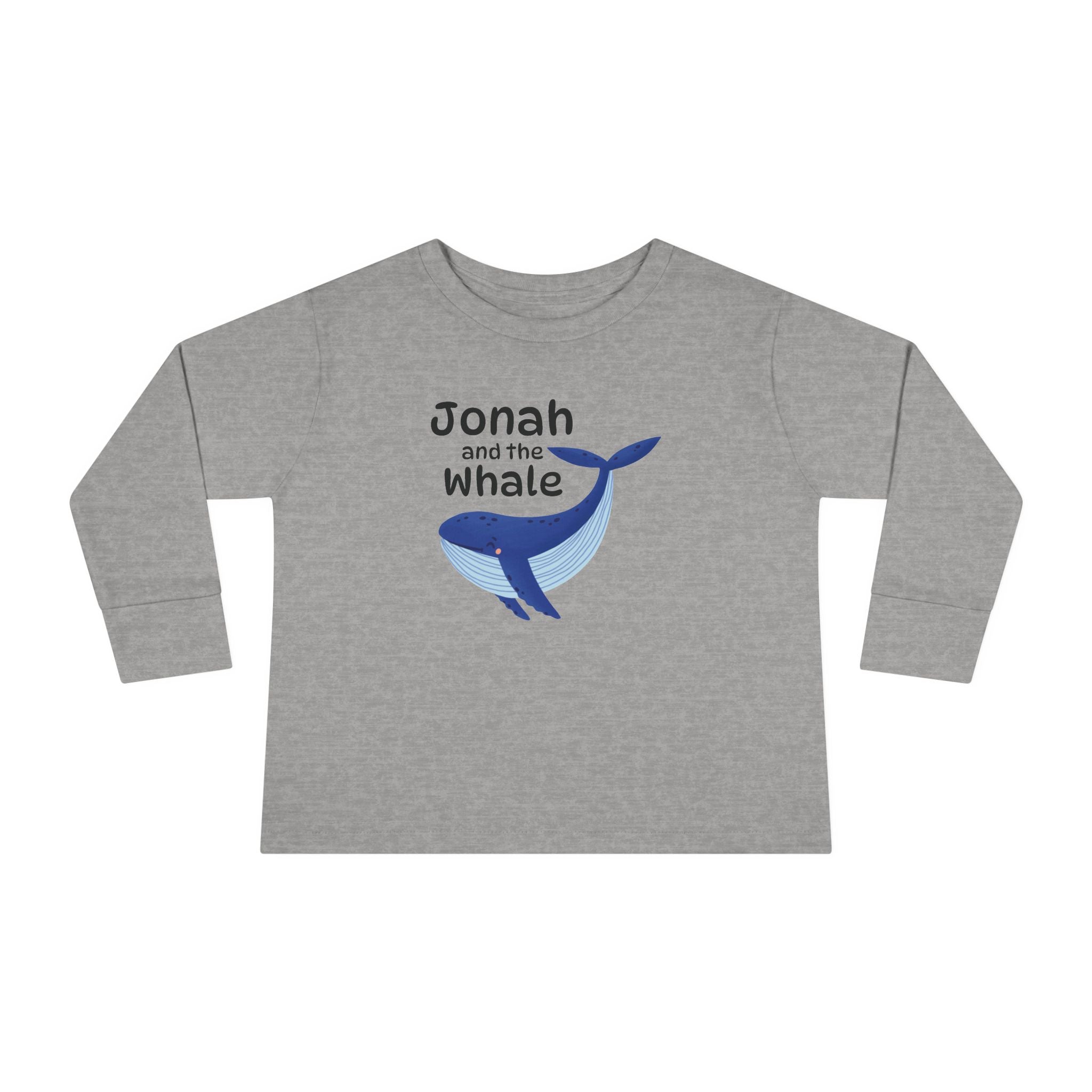 Faith Based Toddler Long Sleeves T-Shirt - Jonah And The Whale | Kids clothes by atgodanddesigns