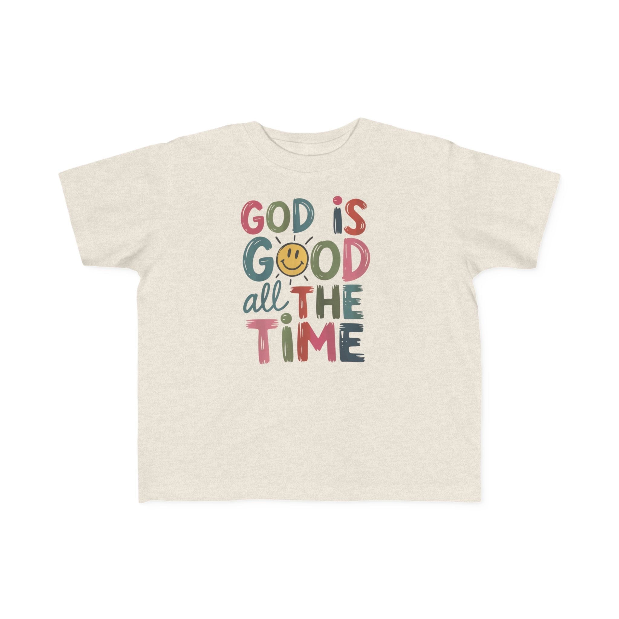 Faith Based Toddler T-Shirt - God Is Good All The Time | Kids clothes by atgodanddesigns