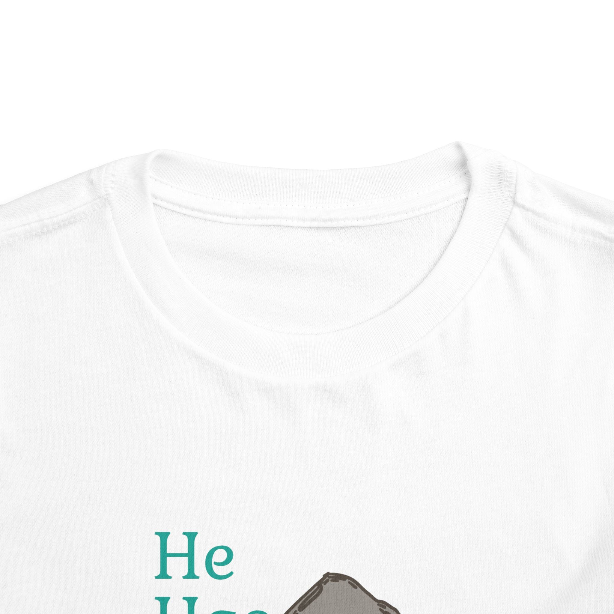 Faith Based Toddler T-Shirt - He Has Risen | Kids clothes by atgodanddesigns
