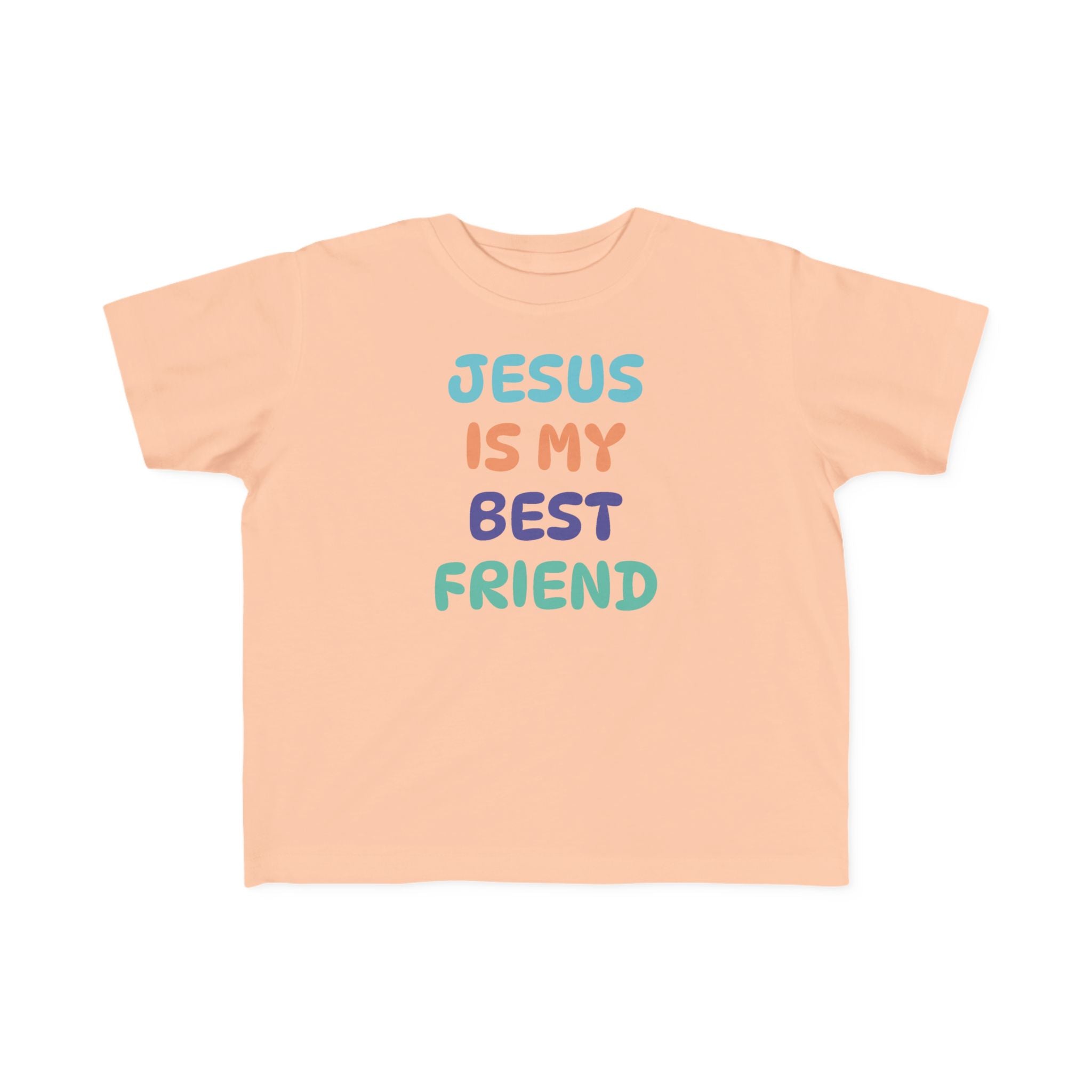 Faith Based Toddler T-Shirt - Jesus Is My Best Friend | Kids clothes by atgodanddesigns
