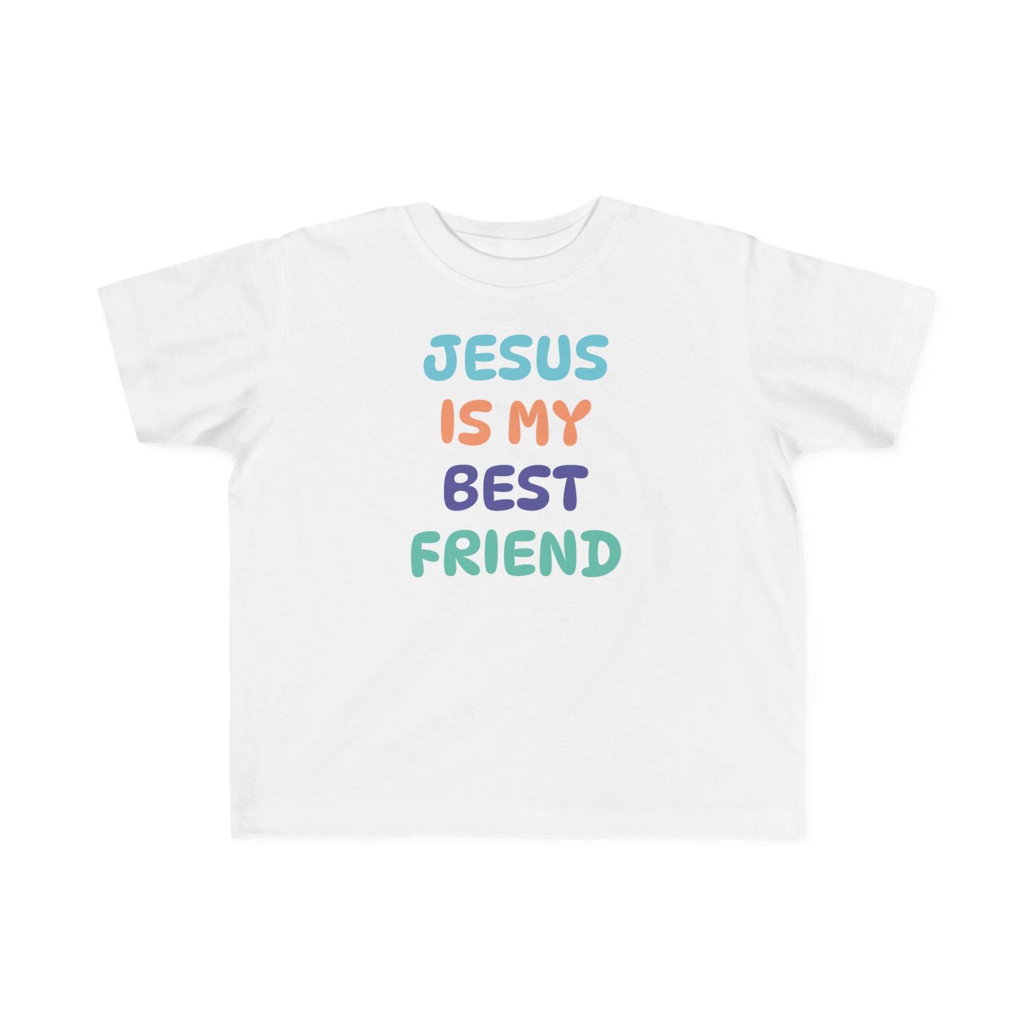 Faith Based Toddler T-Shirt - Jesus Is My Best Friend | Kids clothes by atgodanddesigns